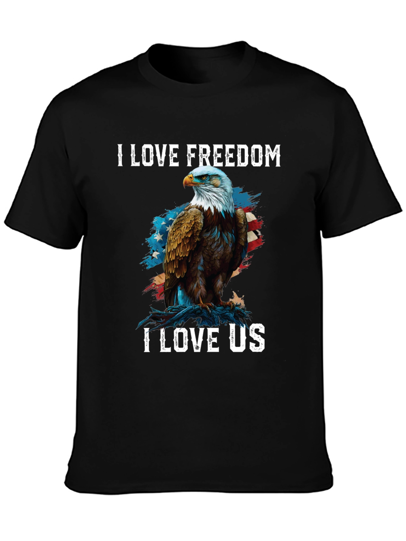 I Love Freedom Eagle Graphic Tee