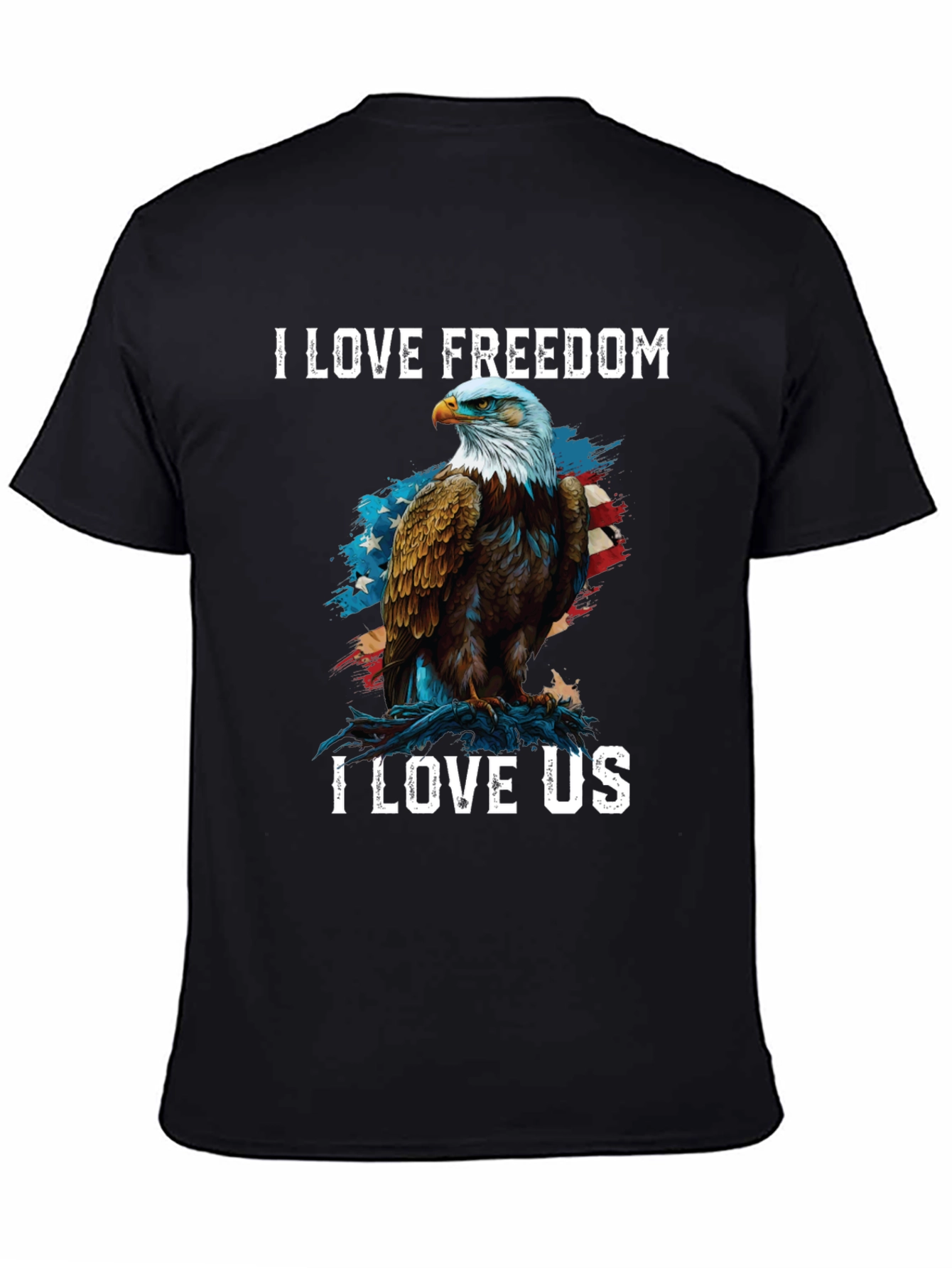 I Love Freedom Eagle Graphic Tee
