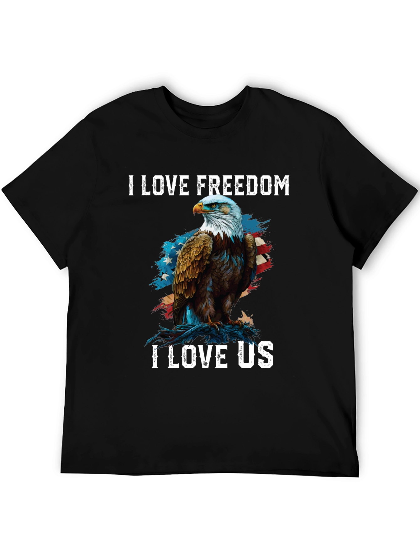 I Love Freedom Eagle Graphic Tee