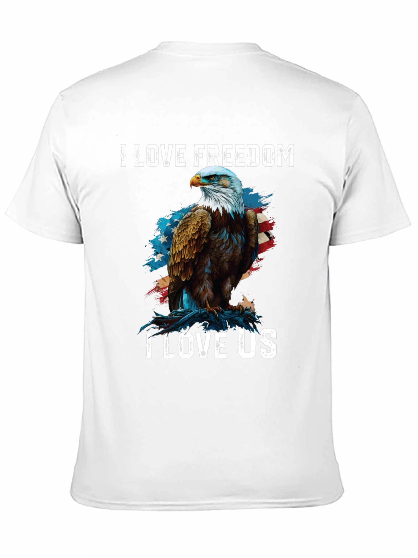 I Love Freedom Eagle Graphic Tee