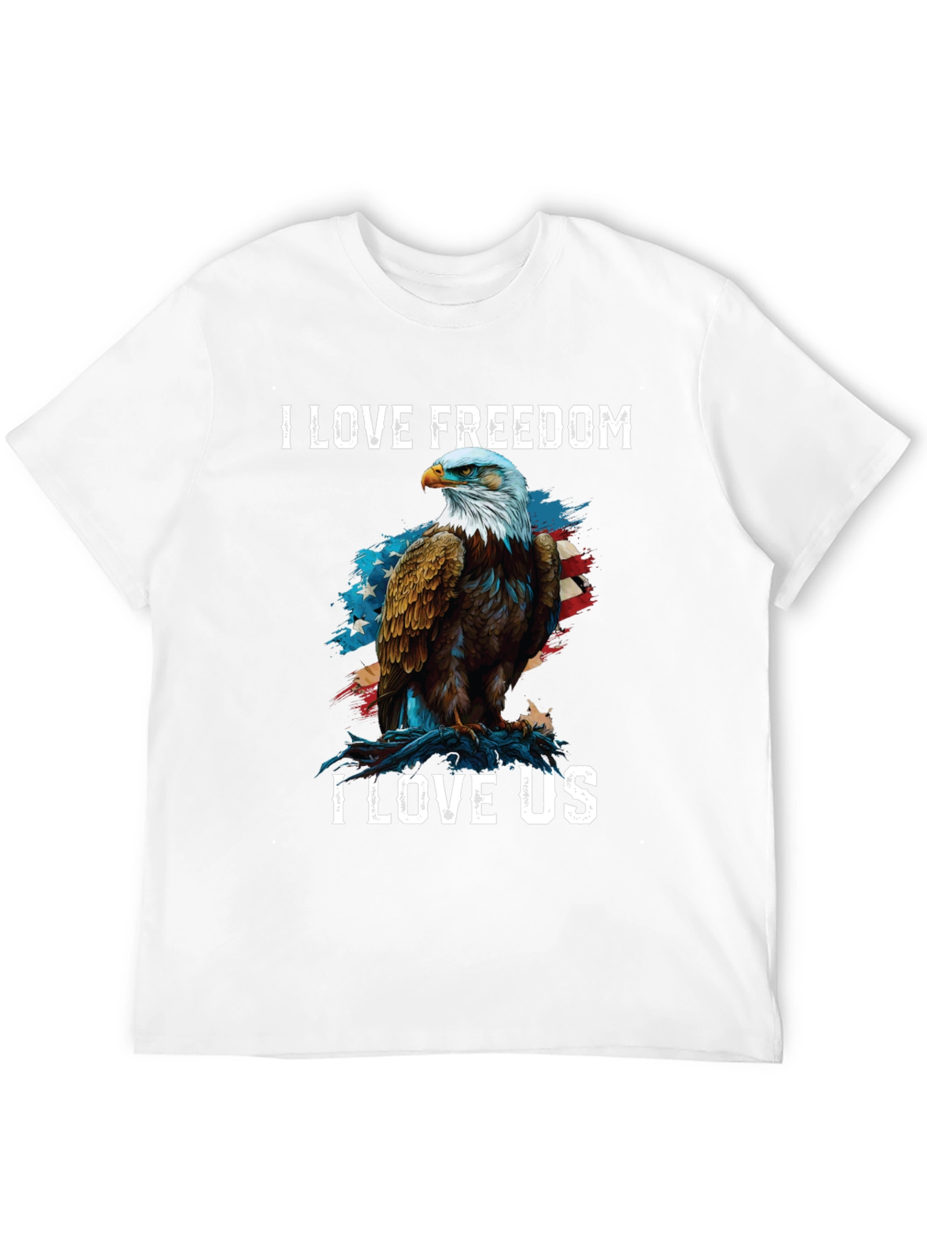 I Love Freedom Eagle Graphic Tee