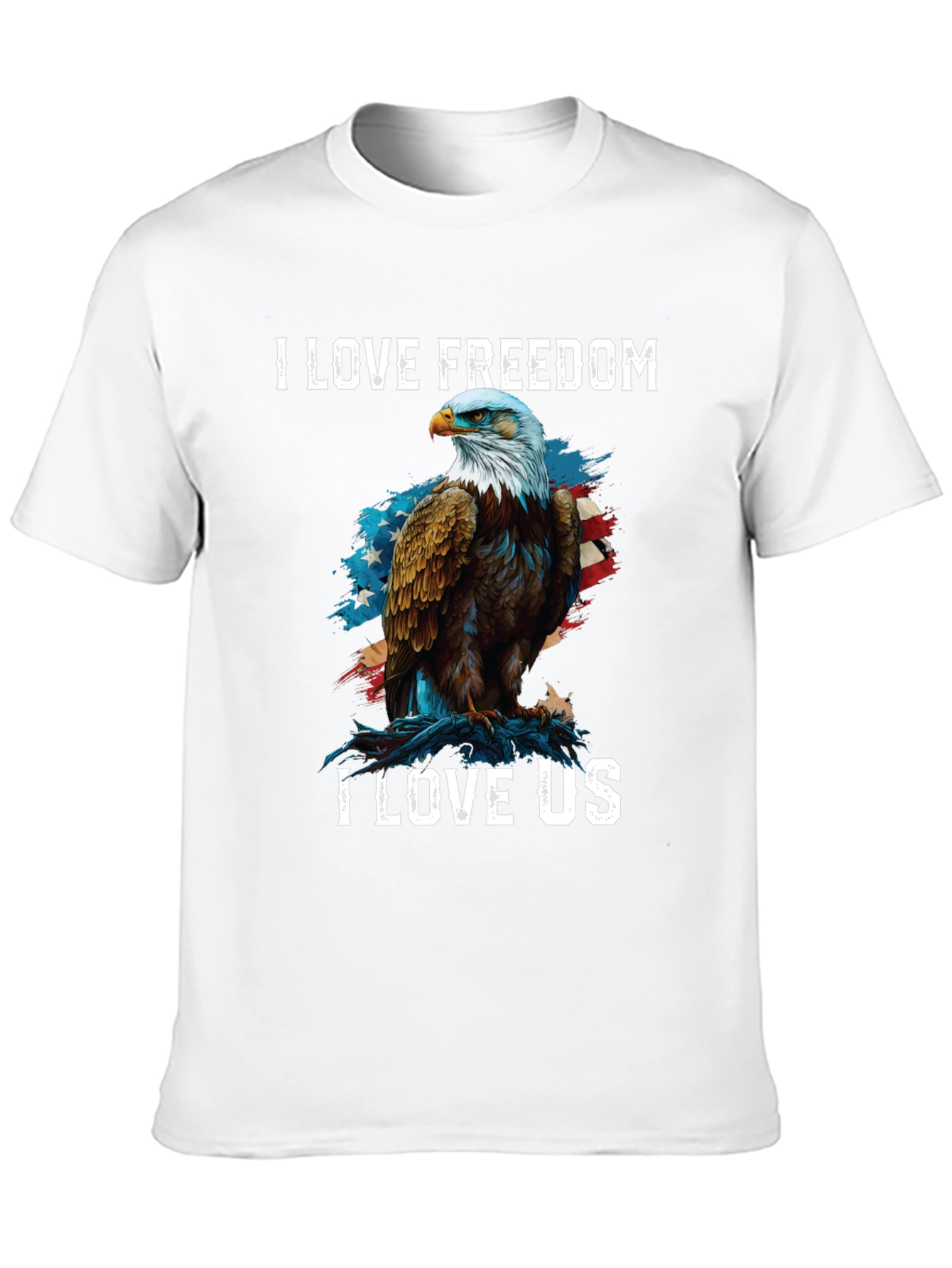 I Love Freedom Eagle Graphic Tee