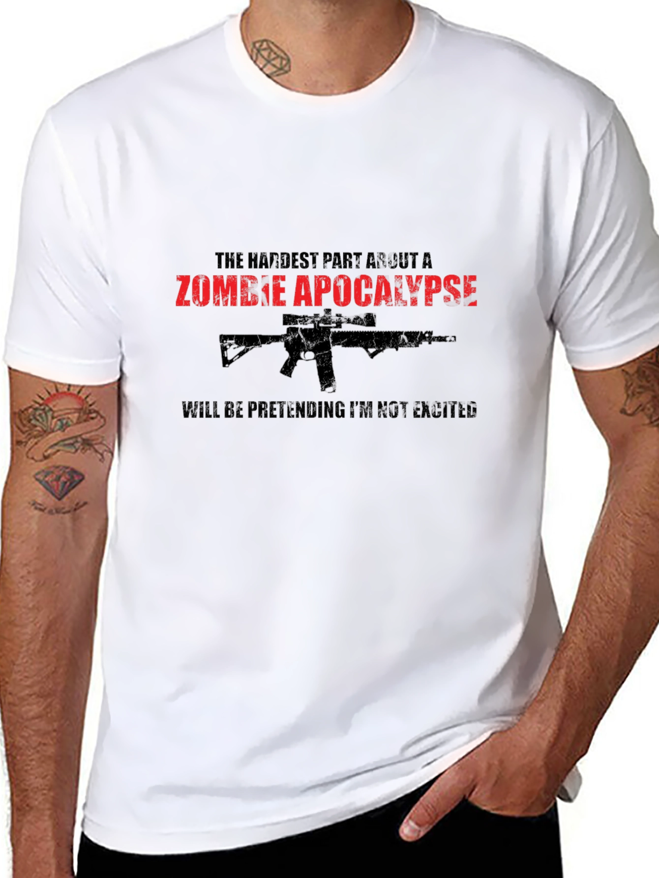 Zombie Apocalypse Humor T-Shirt
