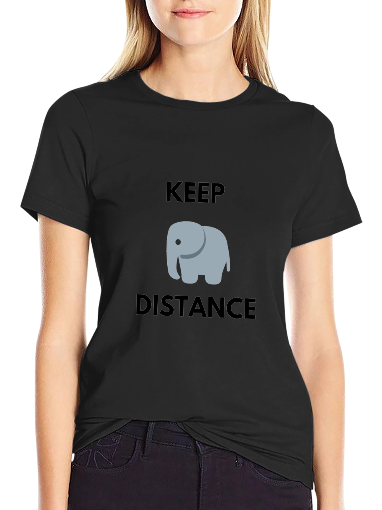 Keep Distance Elephant T-Shirt