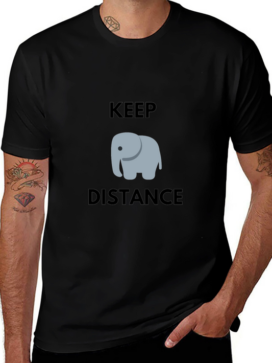 Keep Distance Elephant T-Shirt