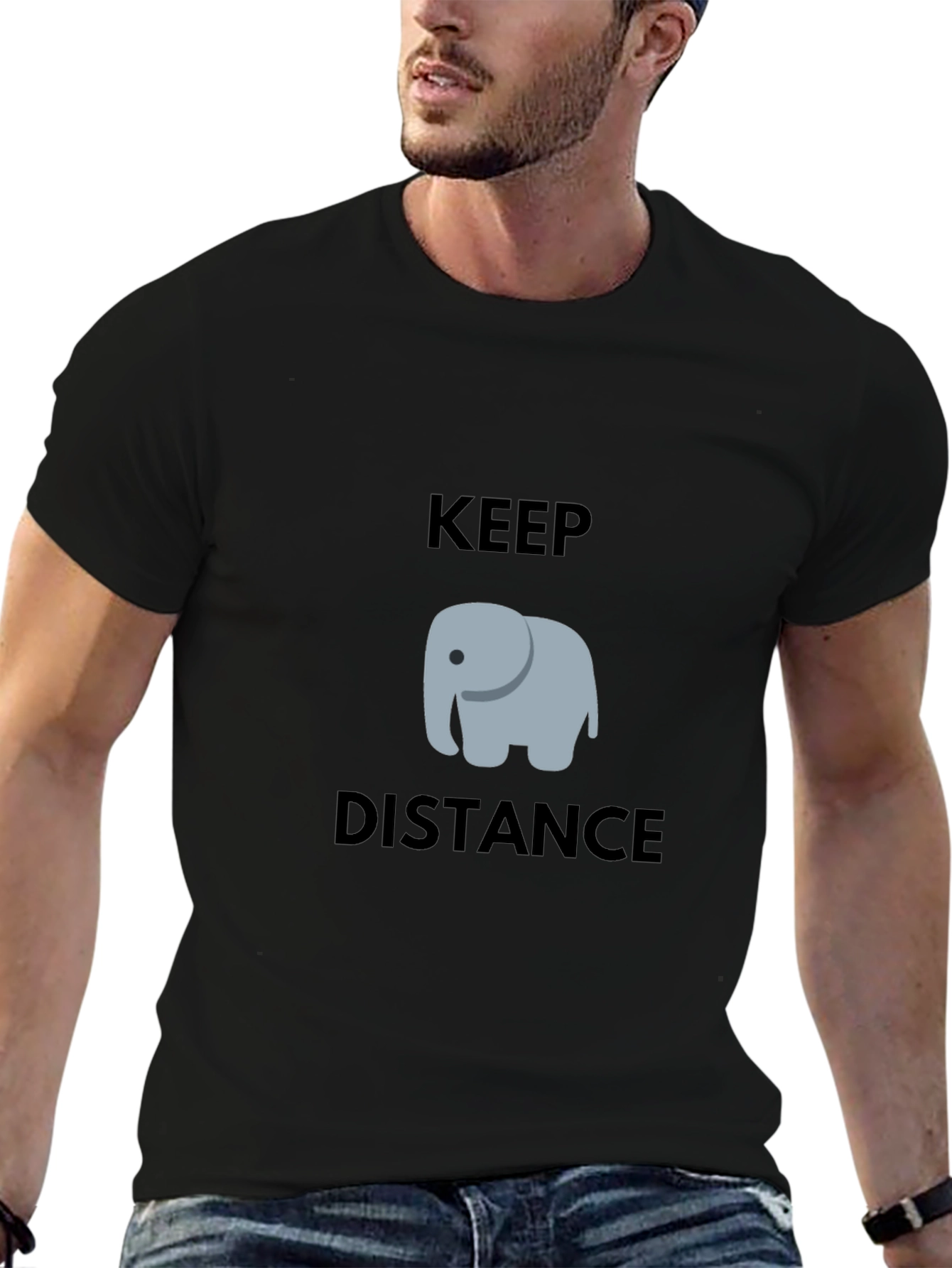 Keep Distance Elephant T-Shirt