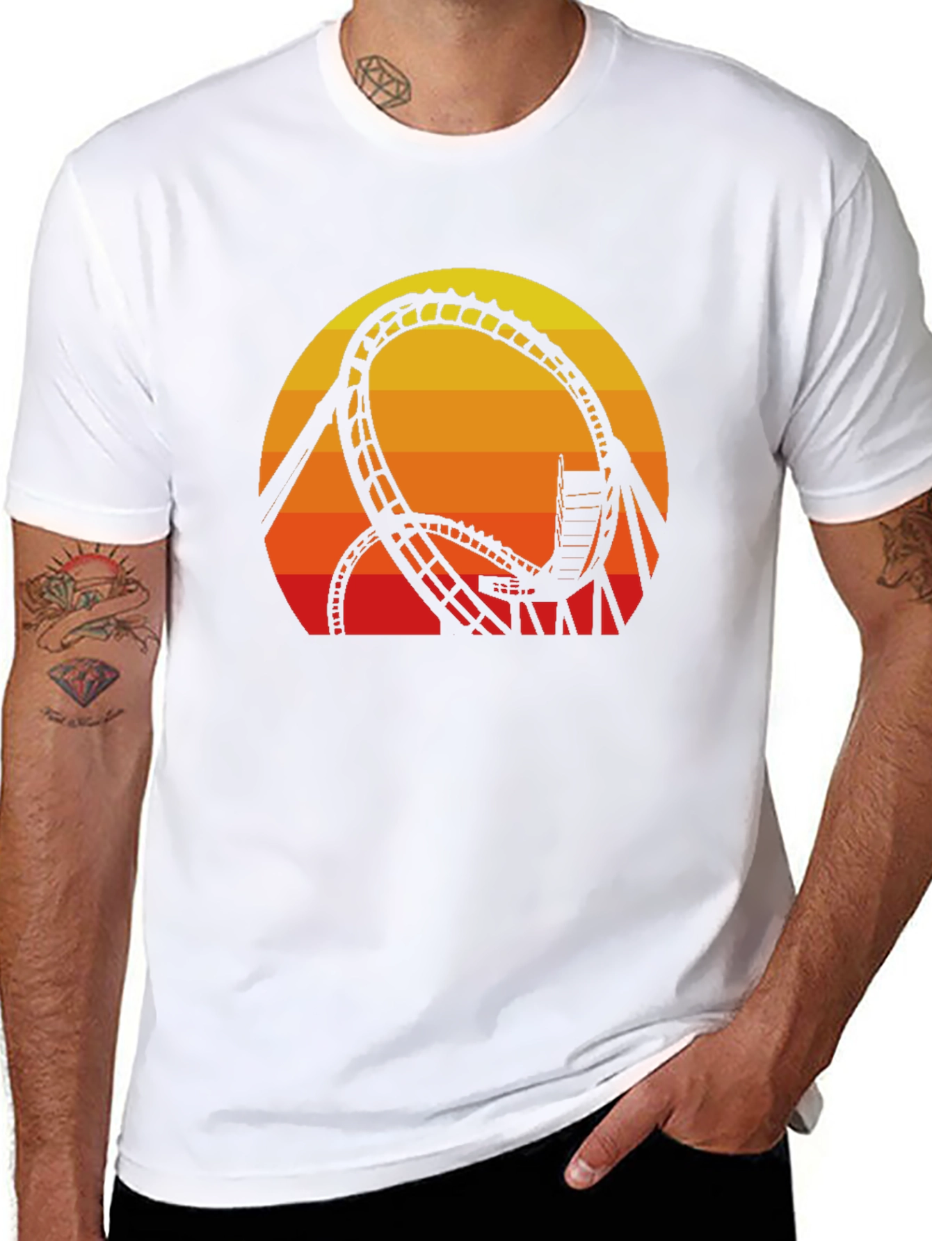 Sunset Coaster Graphic Tee