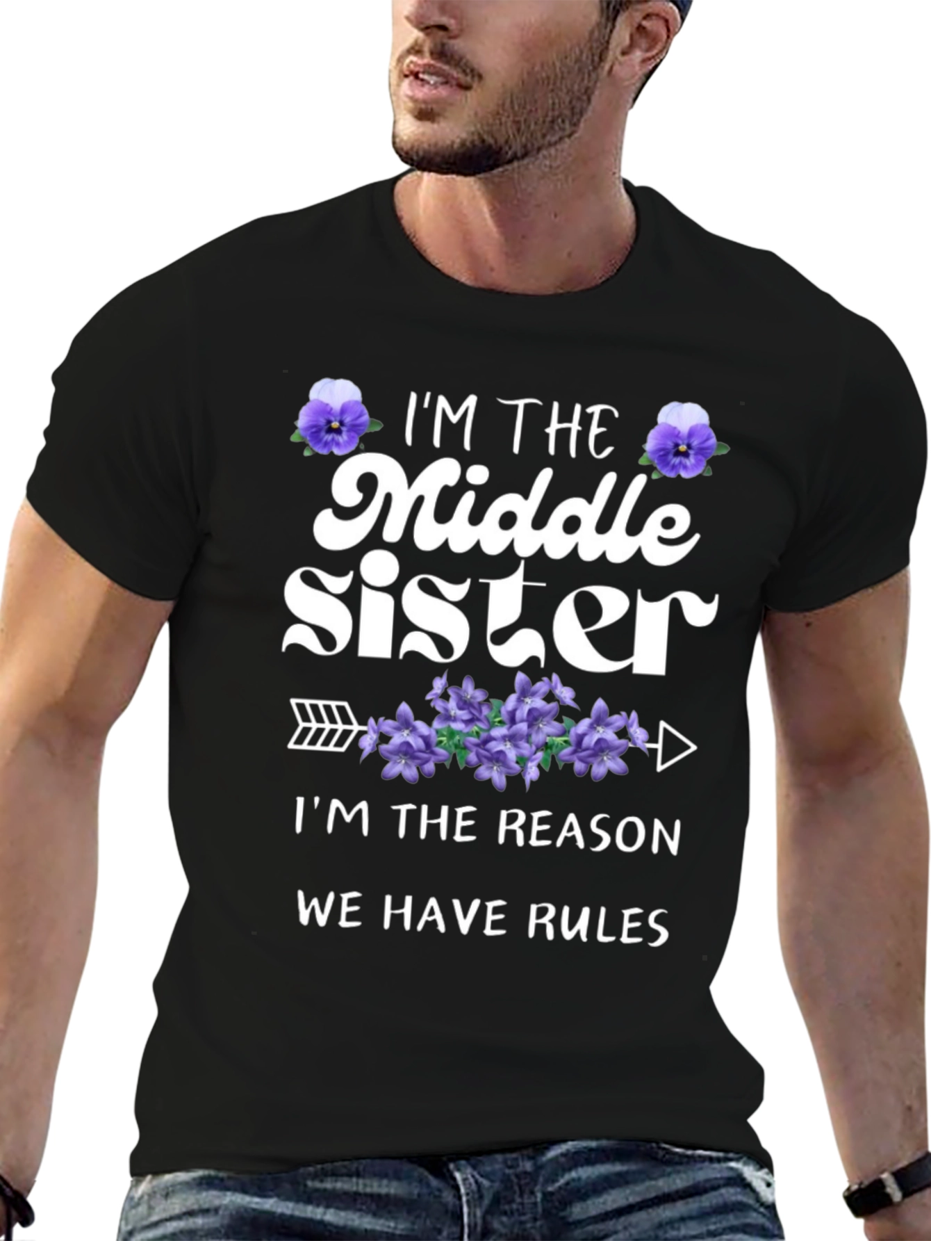Middle Sister T-Shirt: Reason We Have Rules