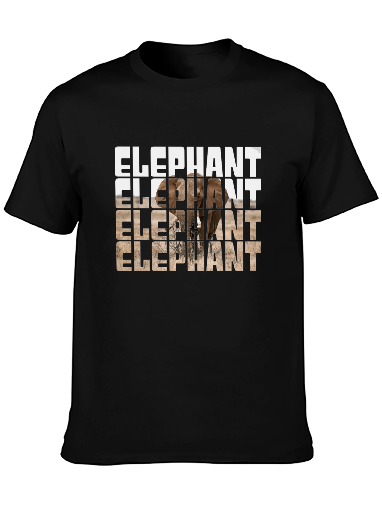 Elephant Graphic Print Tee