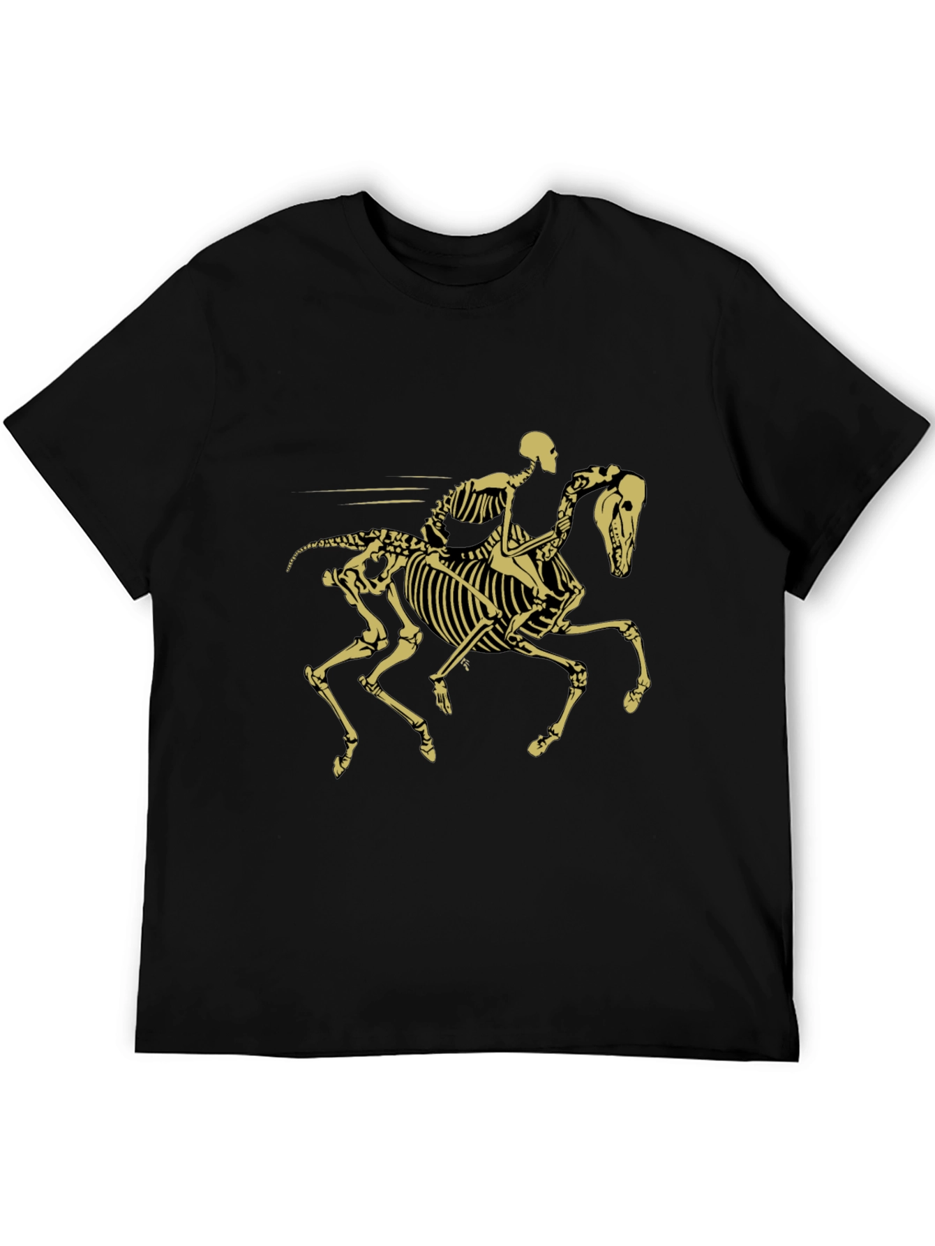 Skeleton Rider Black Graphic Tee