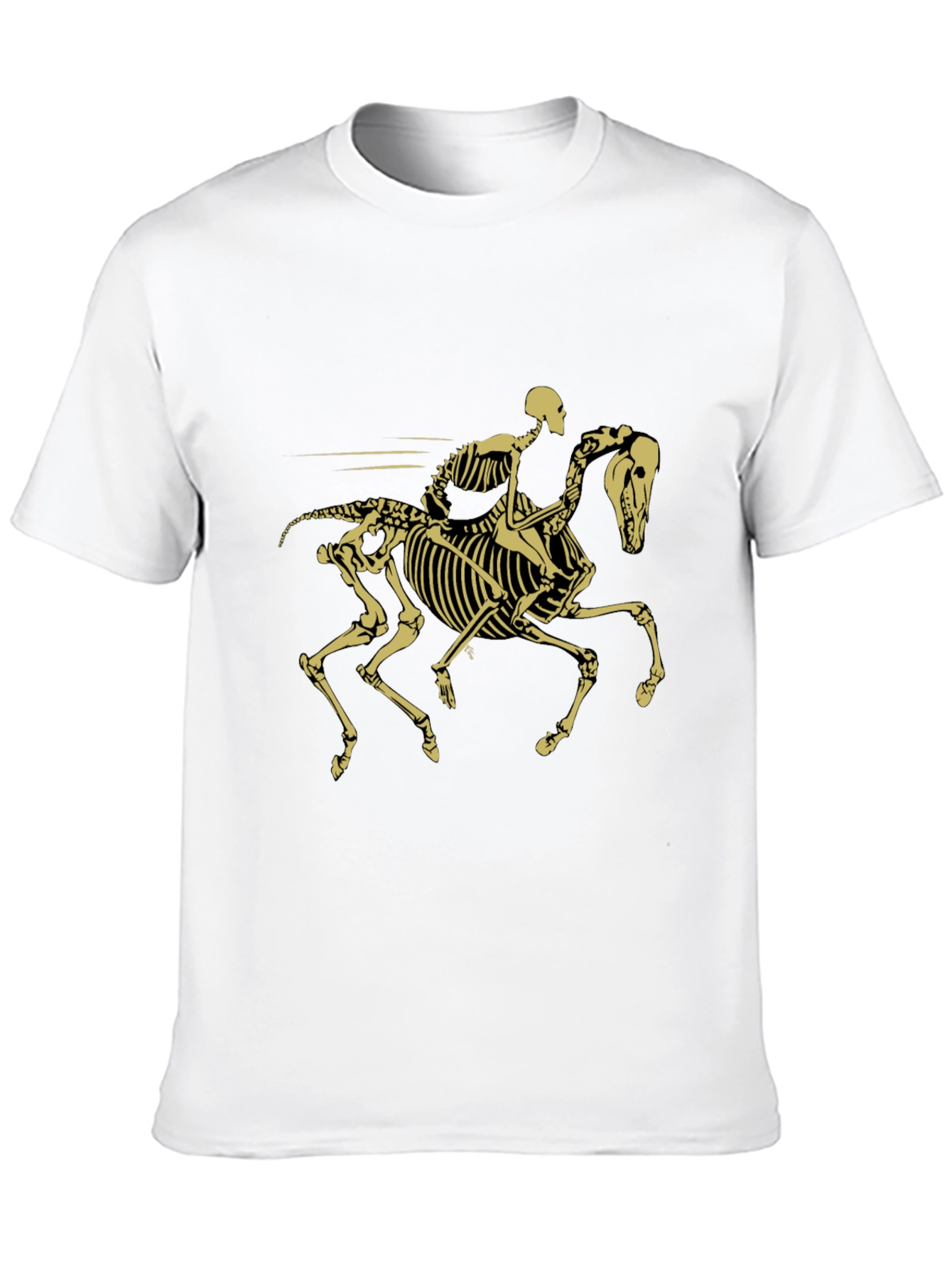 Skeleton Rider Black Graphic Tee