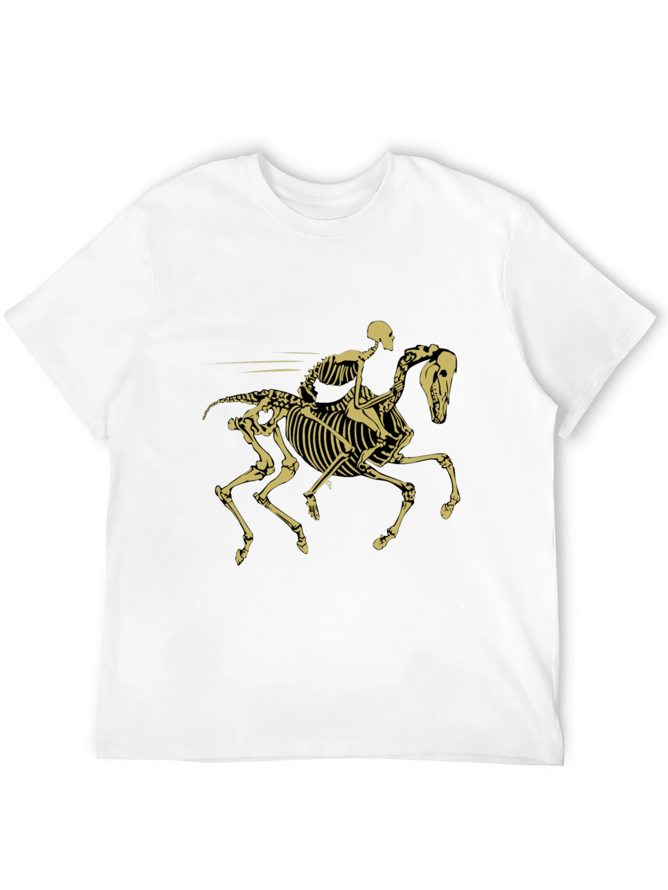 Skeleton Rider Black Graphic Tee