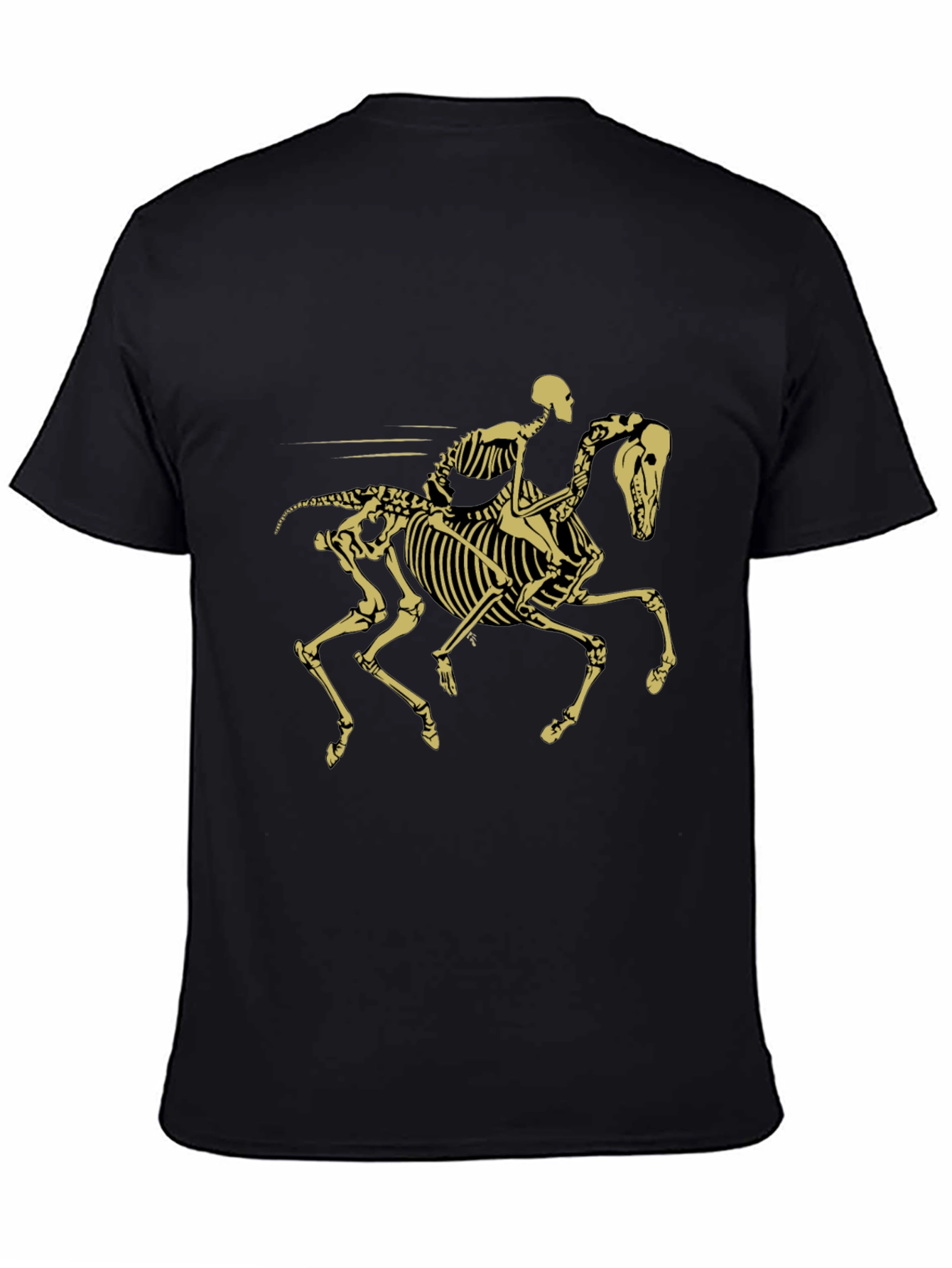 Skeleton Rider Black Graphic Tee