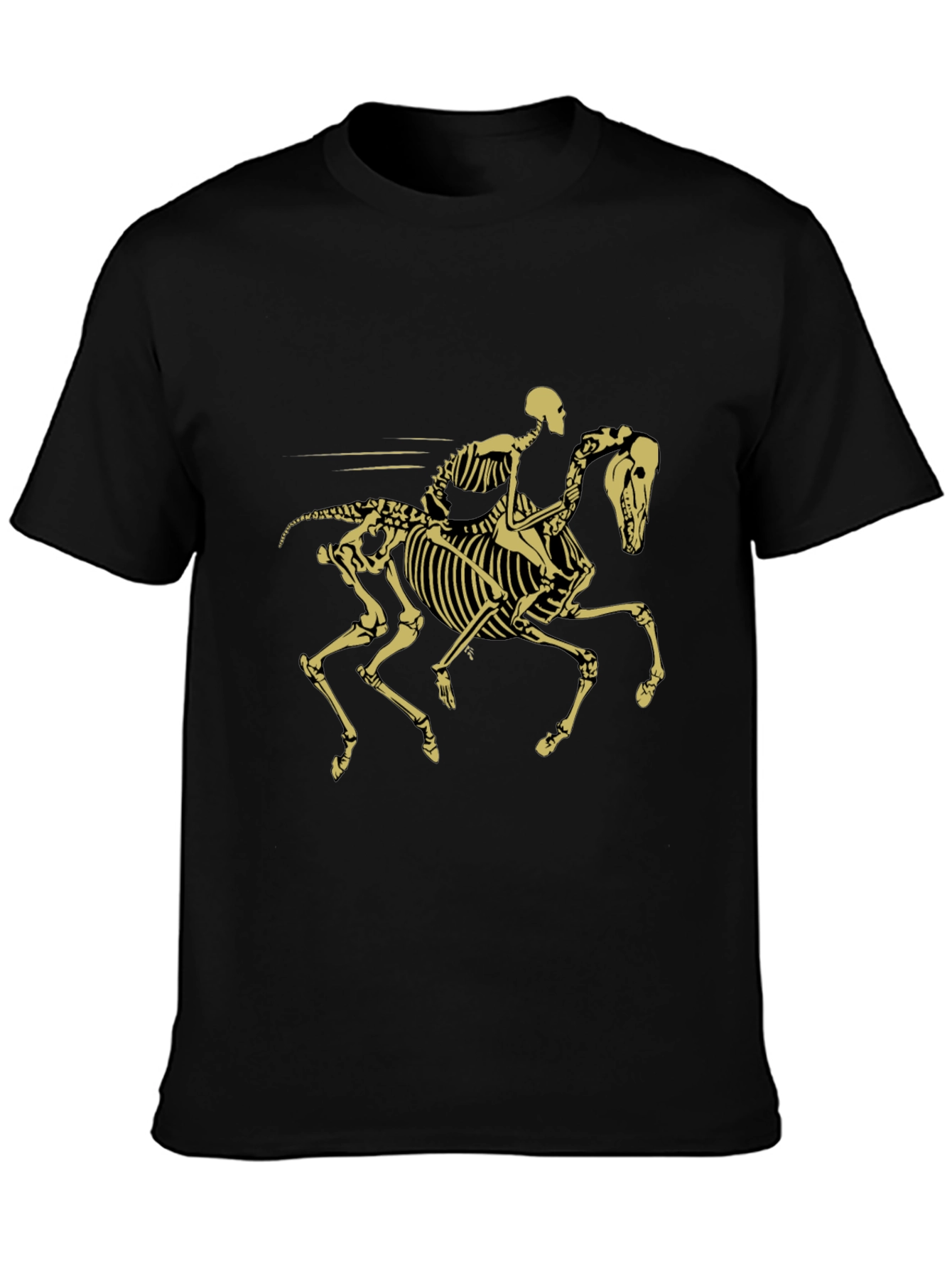 Skeleton Rider Black Graphic Tee