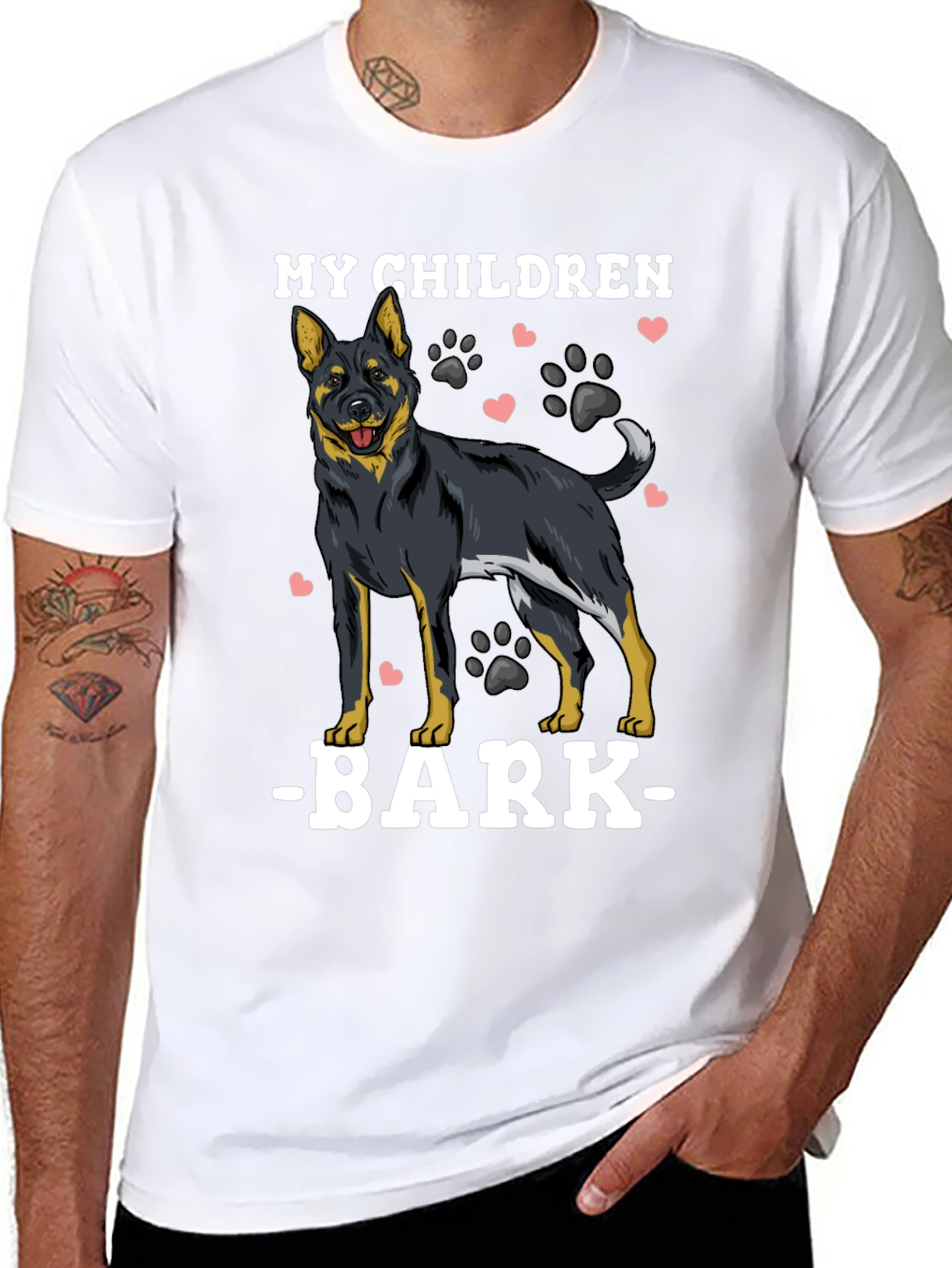 My Children Bark Dog T-Shirt