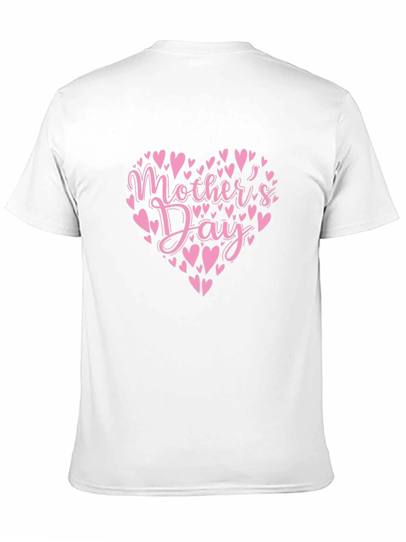 Mothers Day Heart T-Shirt - Black