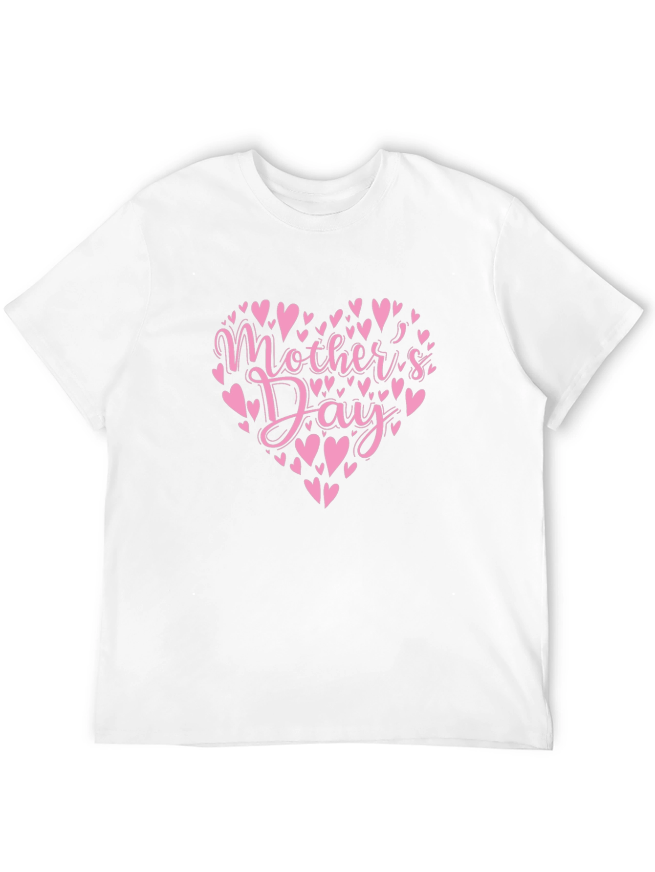 Mothers Day Heart T-Shirt - Black
