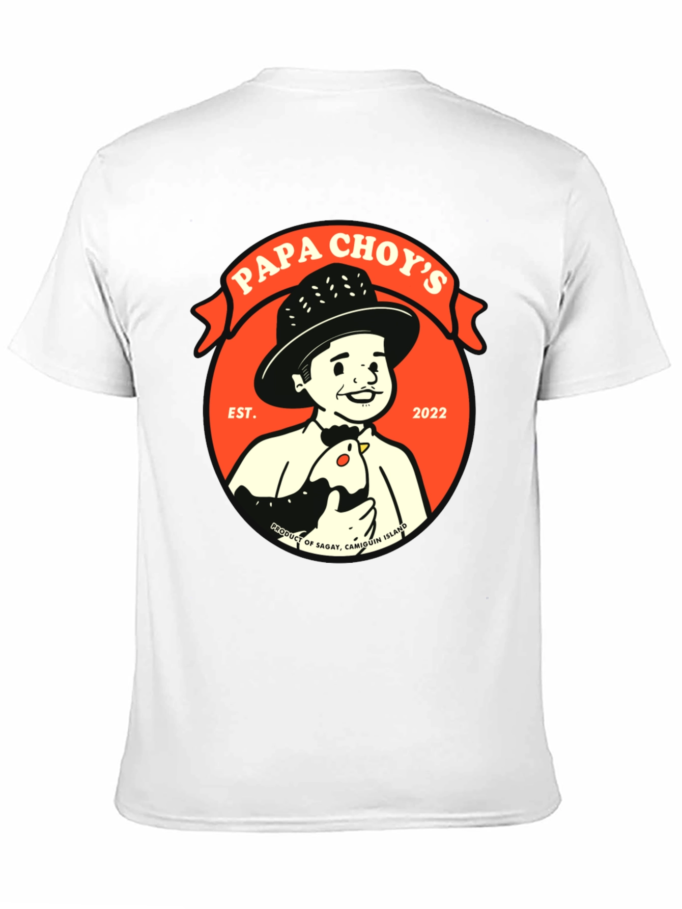 Papa Choys T-Shirt - Black Graphic Tee