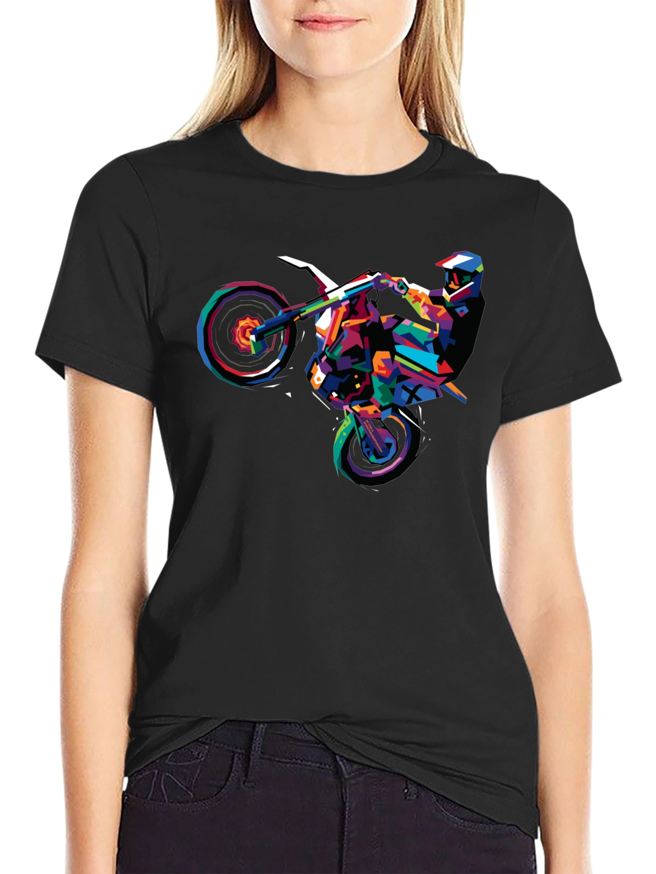 Colorful Motorcross T-Shirt