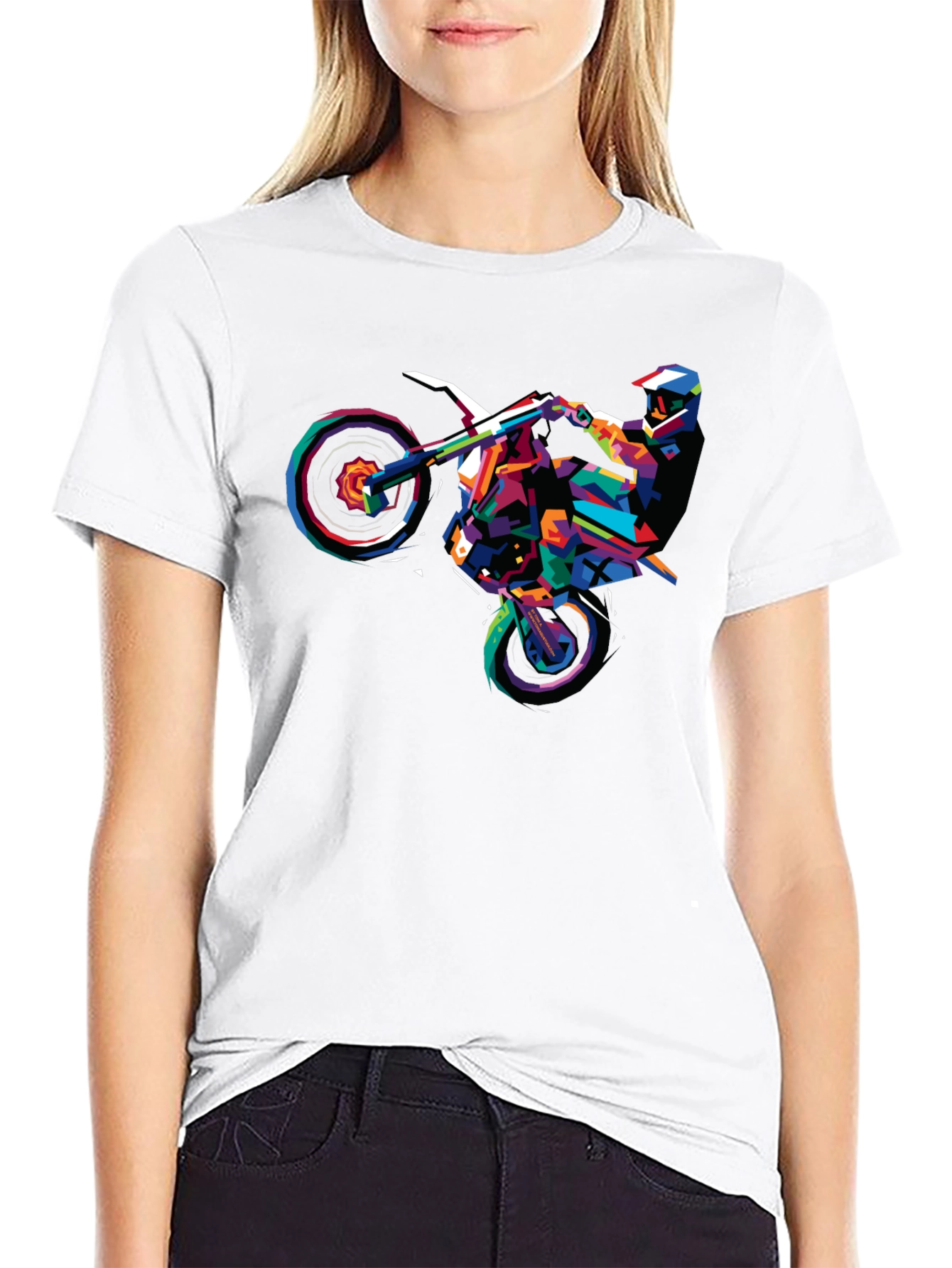 Colorful Motorcross T-Shirt