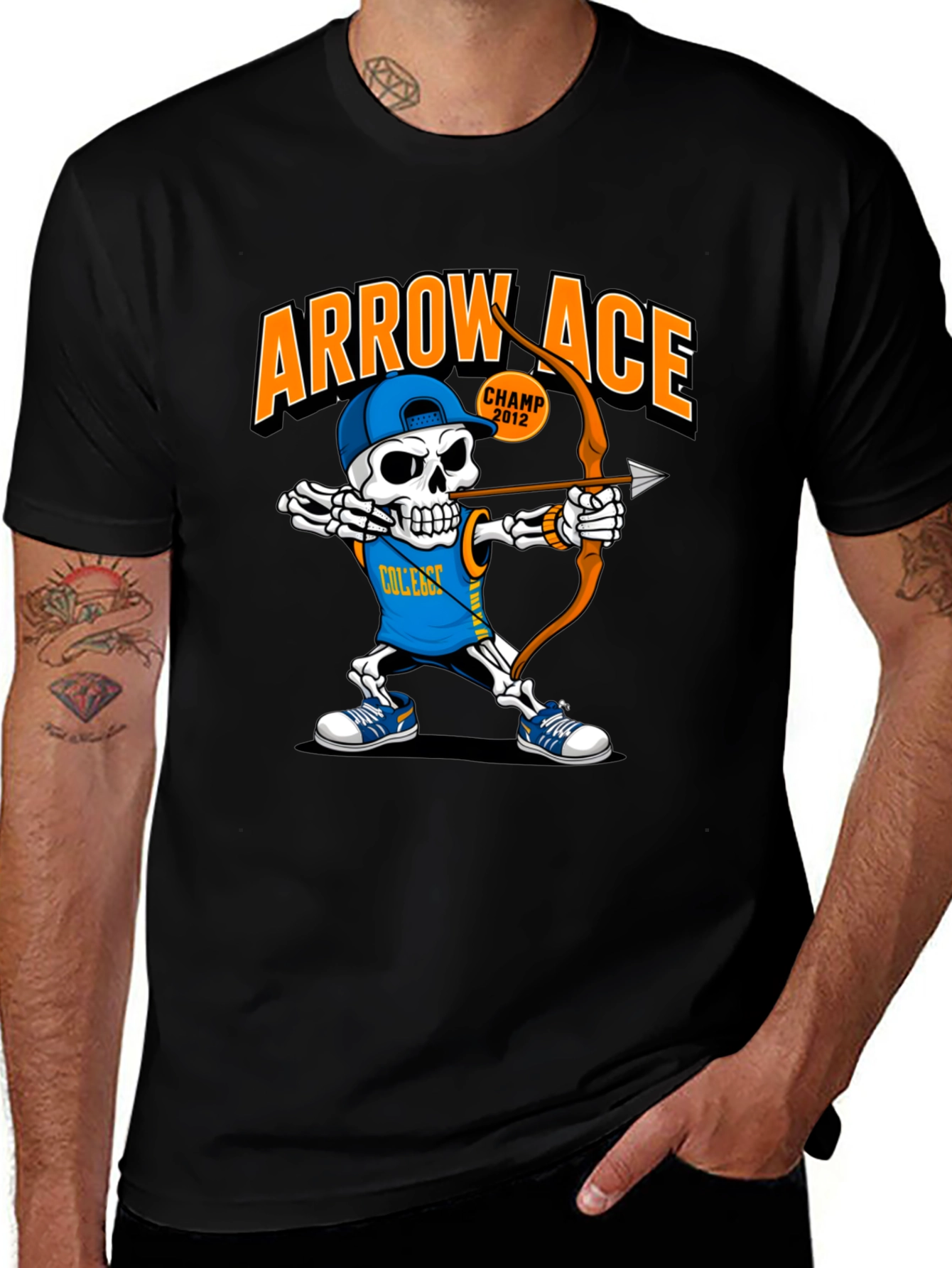 Arrow Ace Skeleton Archer T-Shirt
