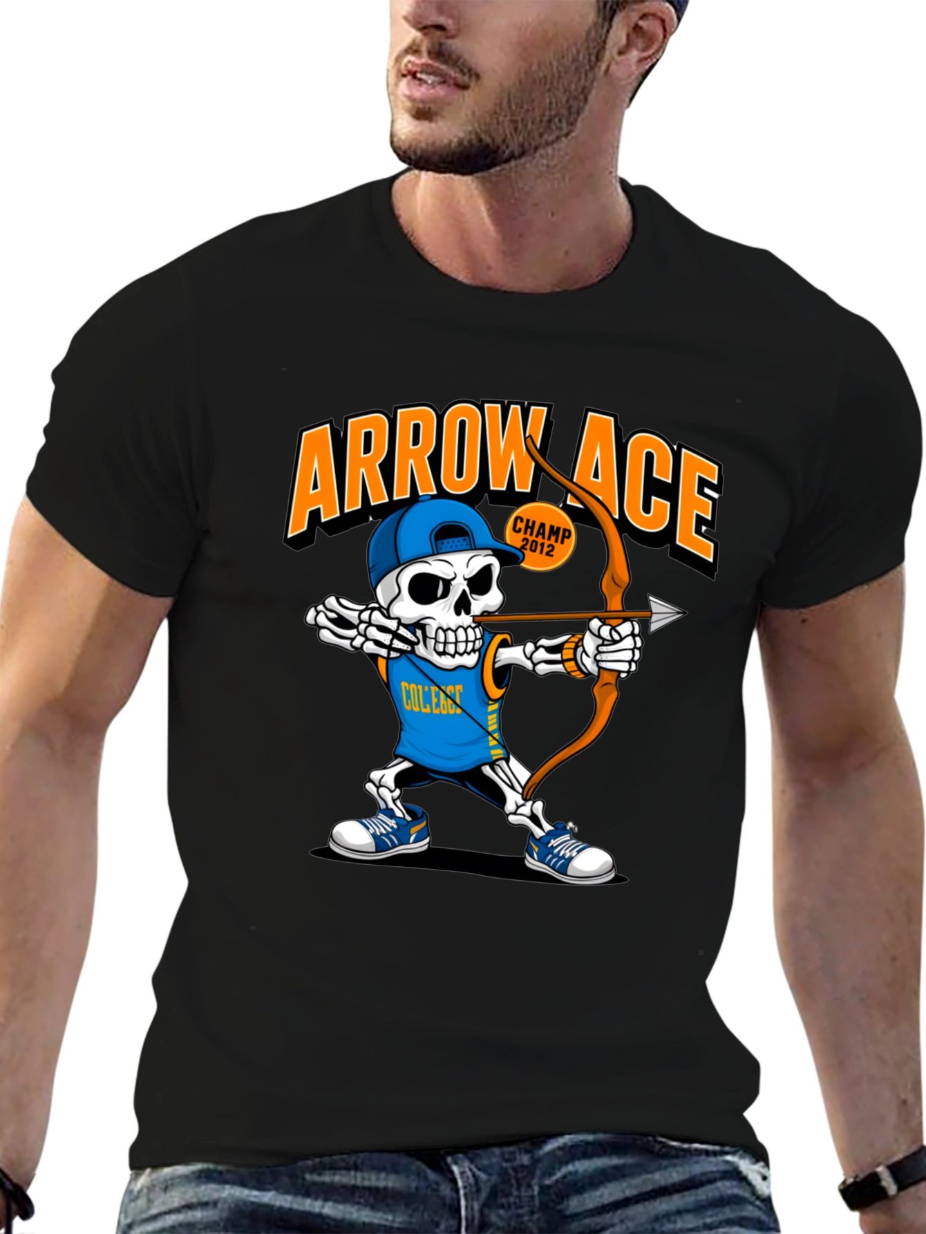 Arrow Ace Skeleton Archer T-Shirt