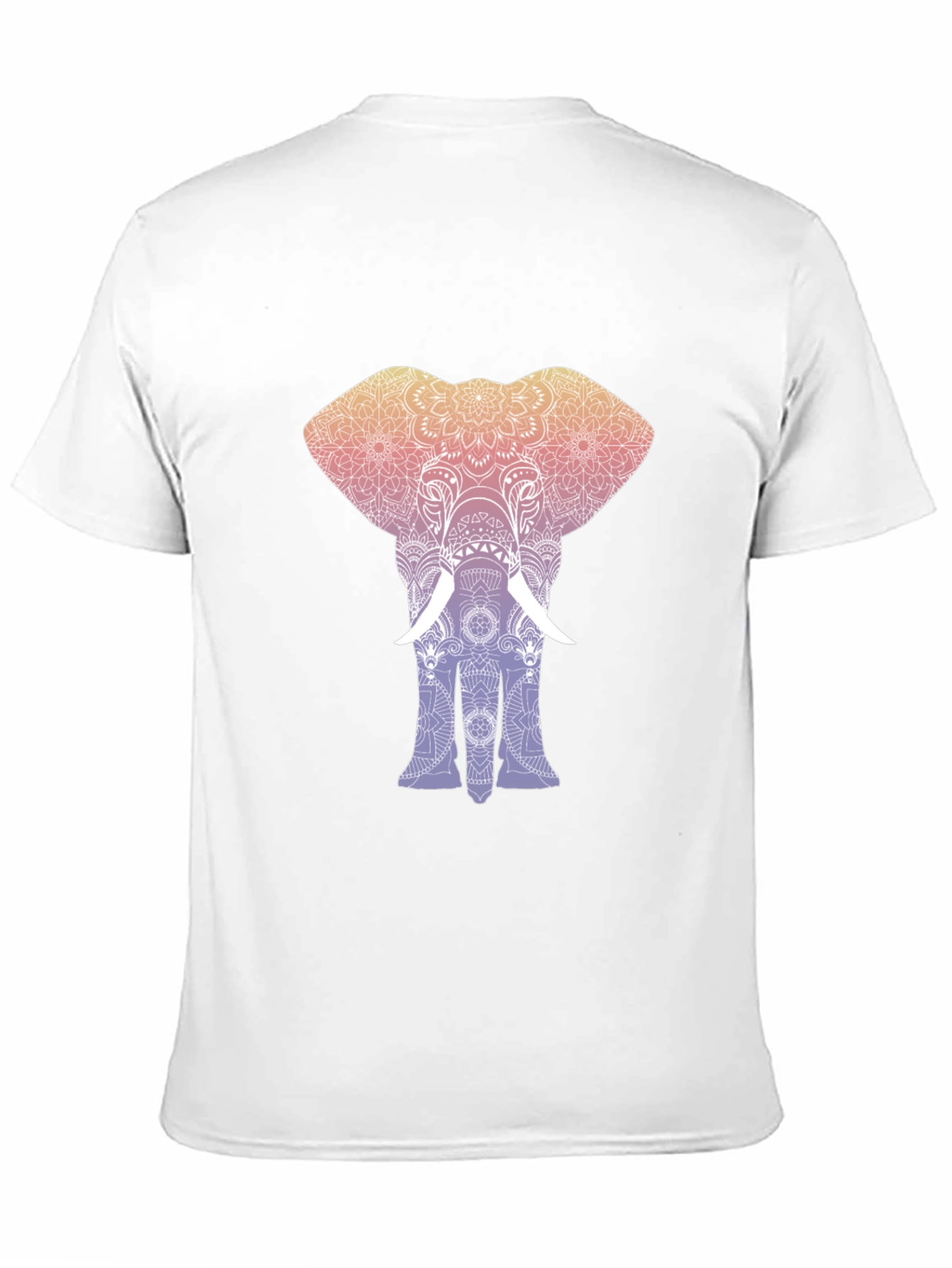 Elephant Mandala Graphic Tee - Stylish Mens T-Shirt