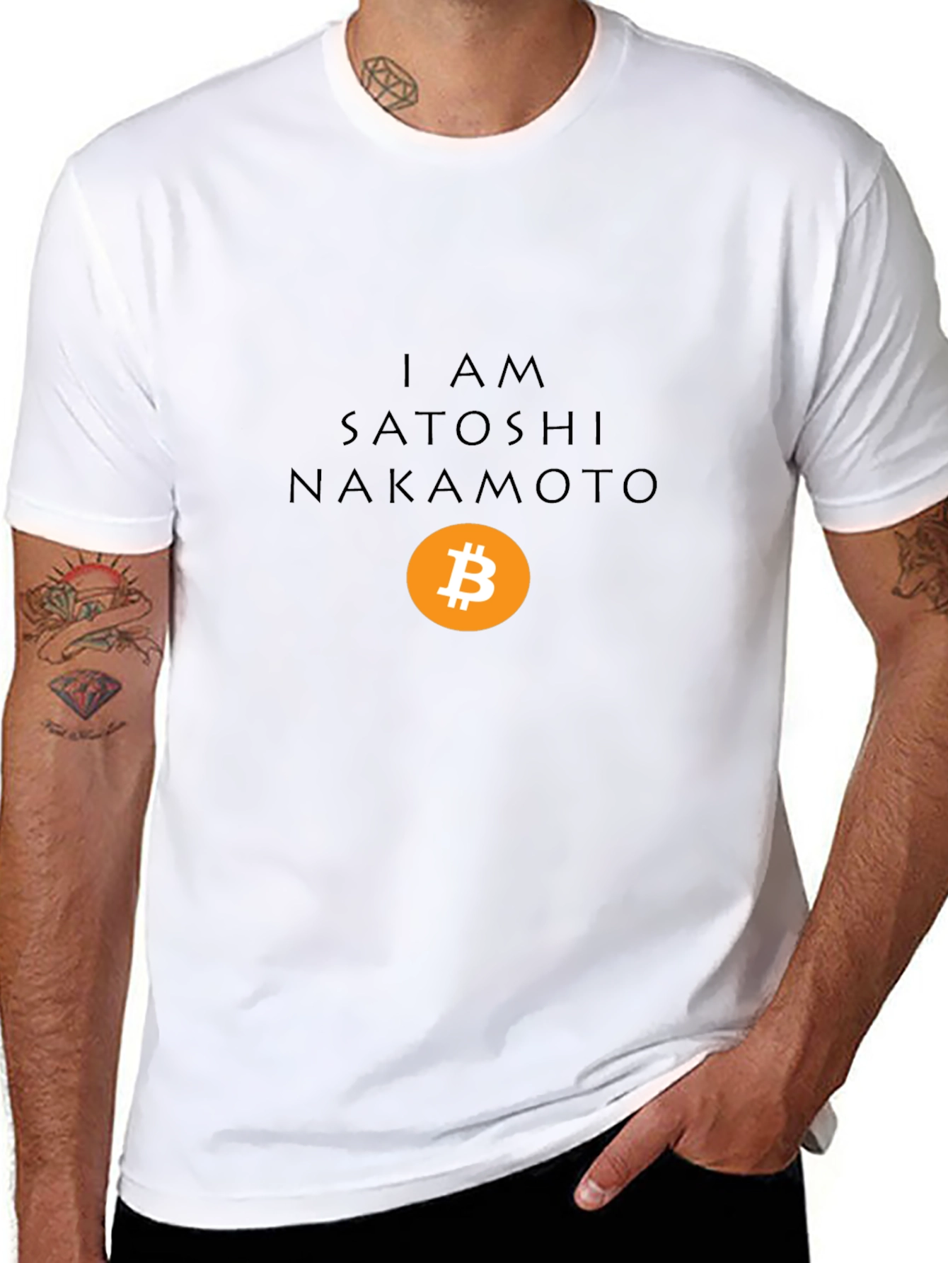 I Am Satoshi Nakamoto Bitcoin Crypto T-Shirt