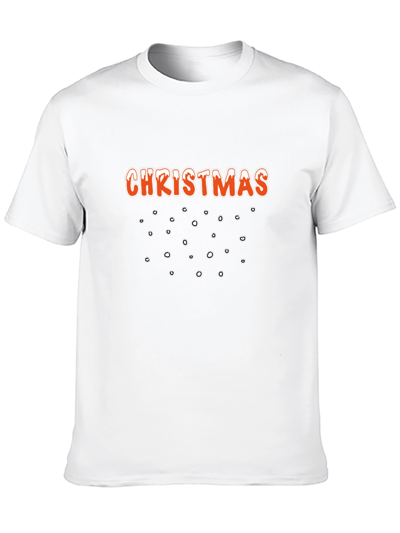 Christmas Snowflakes Crew Neck T-Shirt
