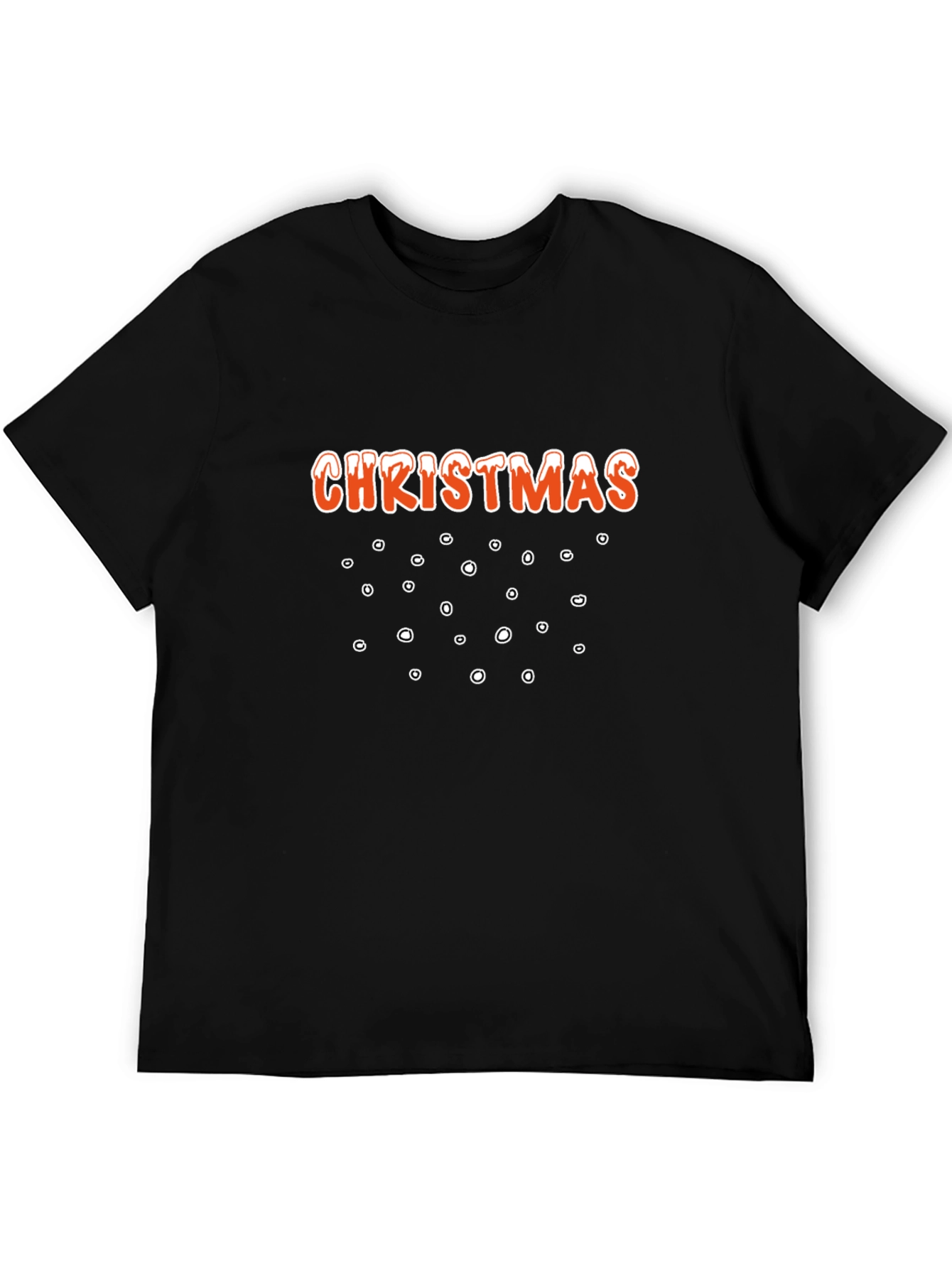 Christmas Snowflakes Crew Neck T-Shirt