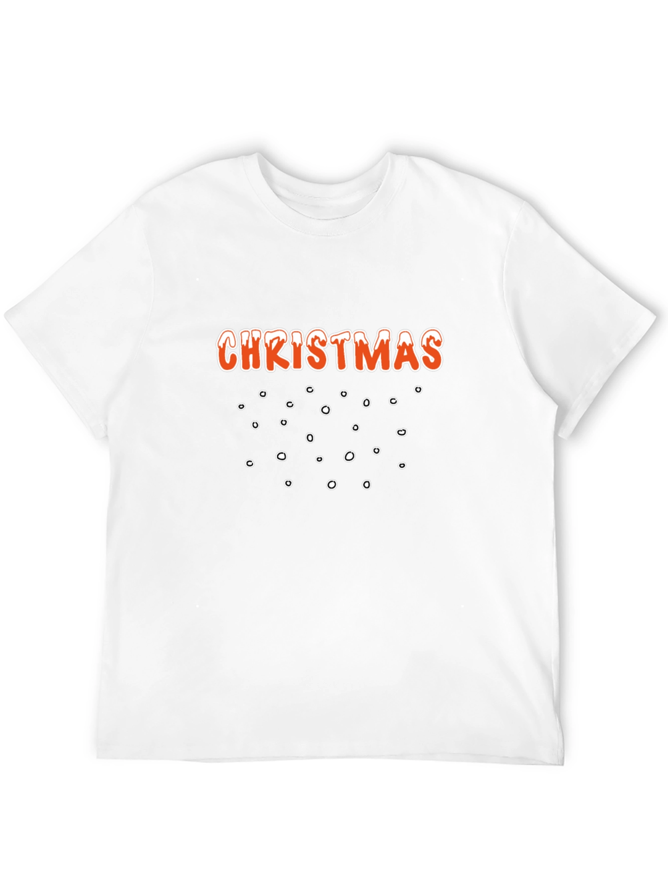 Christmas Snowflakes Crew Neck T-Shirt