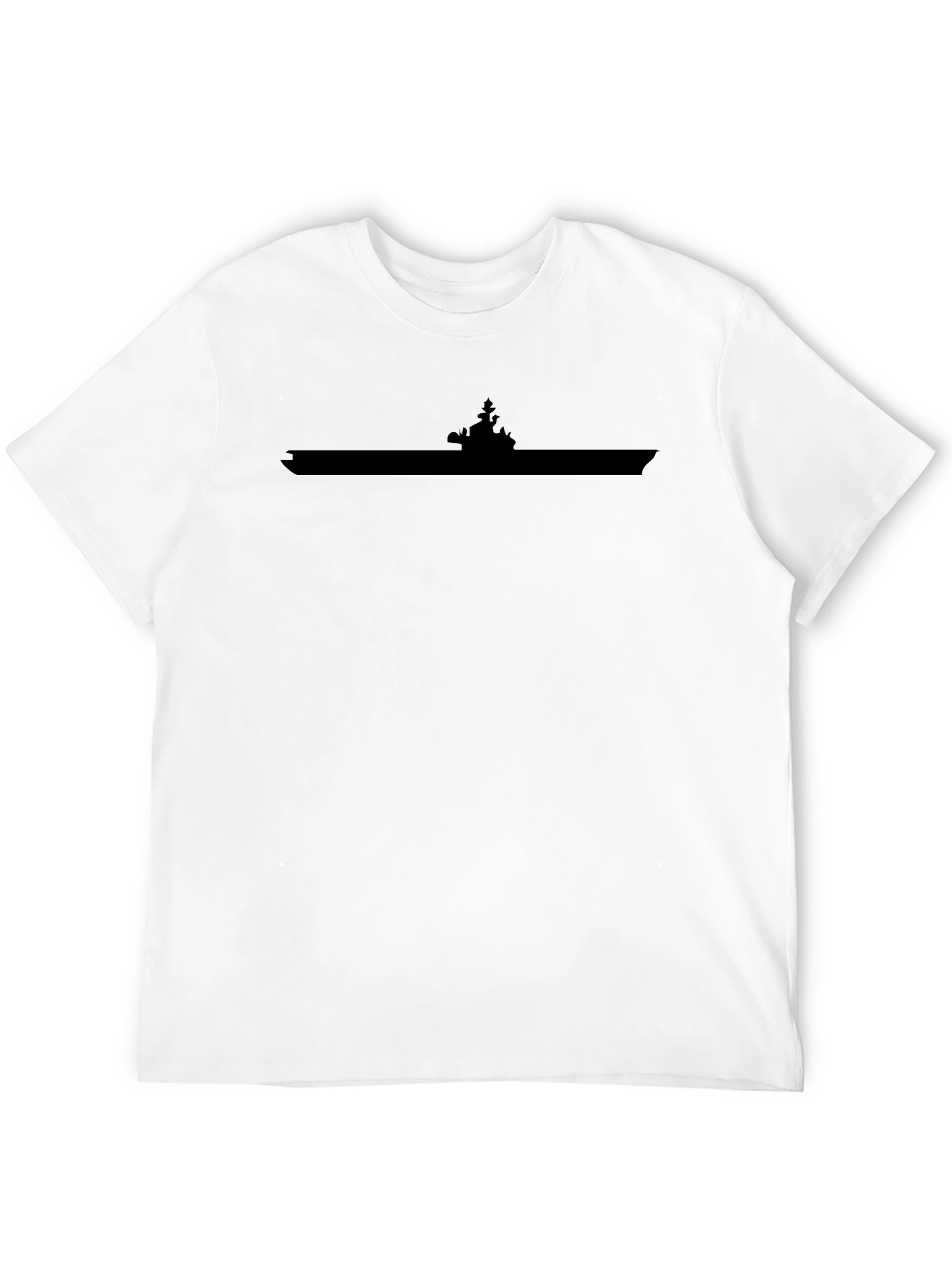 Navy Aircraft Carrier Silhouette T-Shirt
