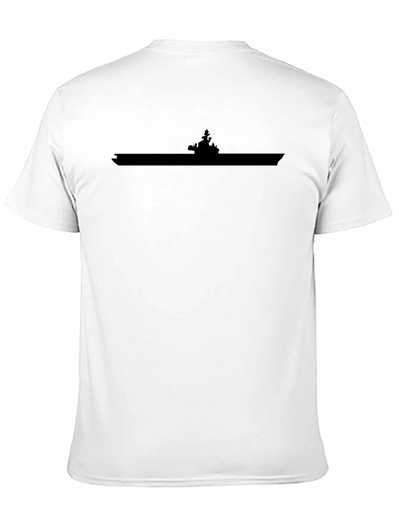 Navy Aircraft Carrier Silhouette T-Shirt