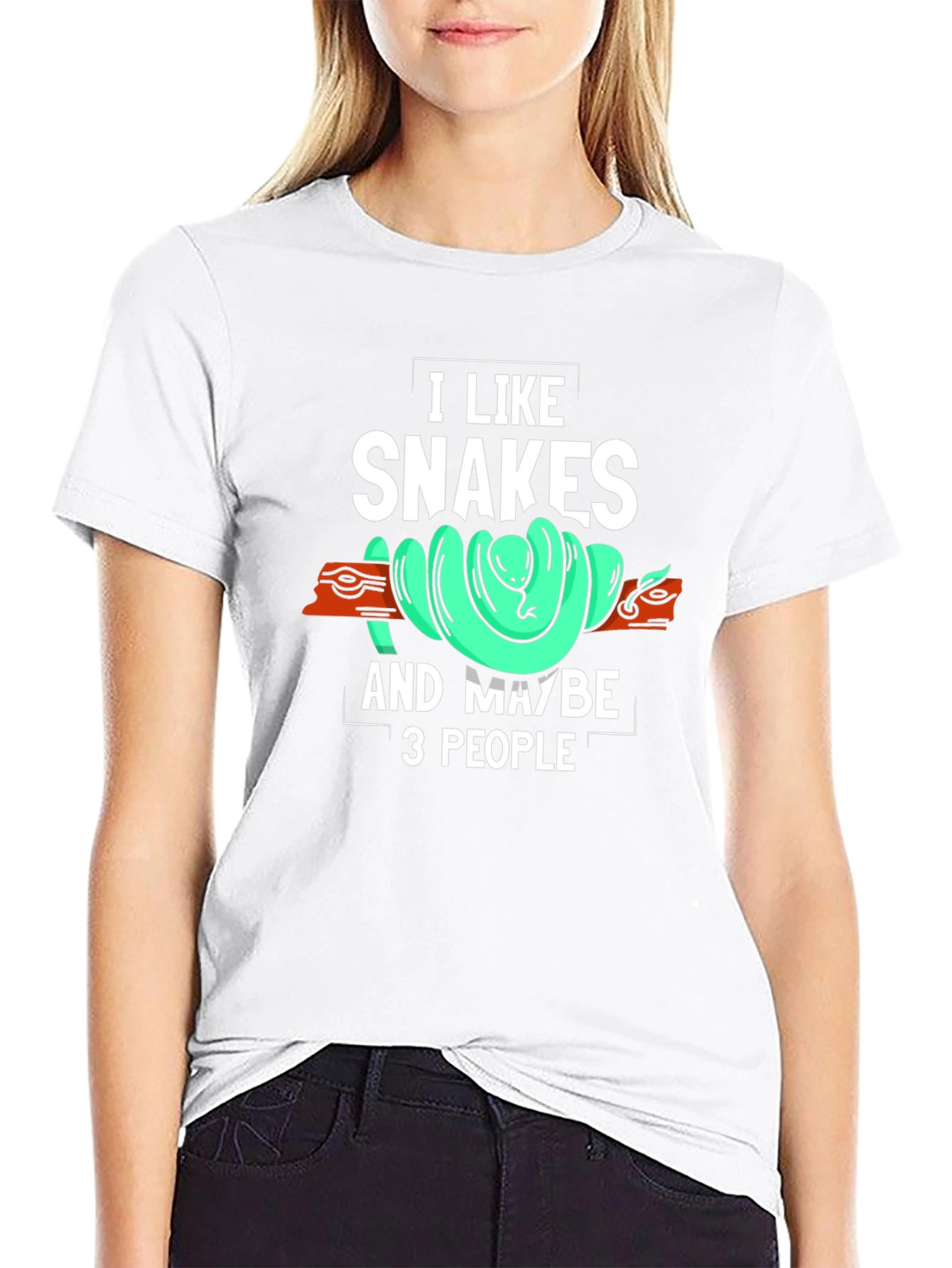 I Like Snakes and Maybe 3 People T-Shirt