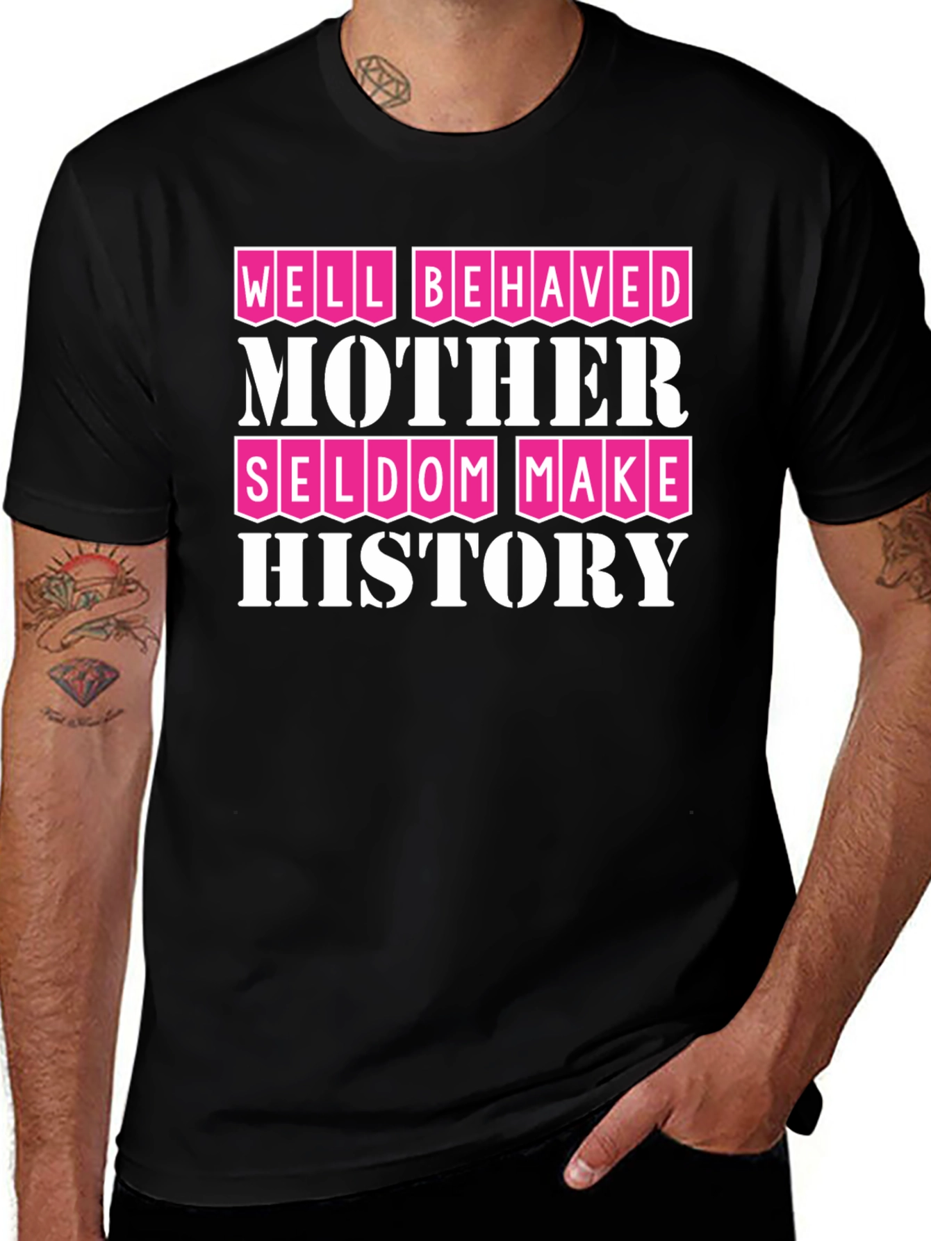 Well Behaved Mother History T-Shirt