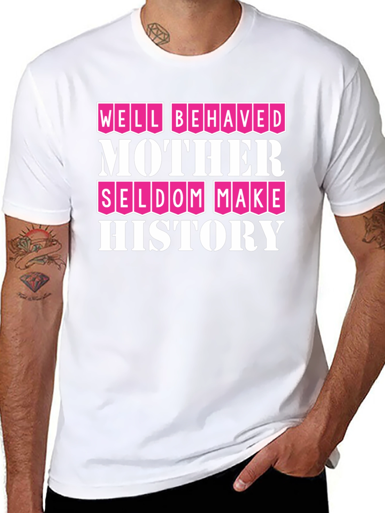 Well Behaved Mother History T-Shirt
