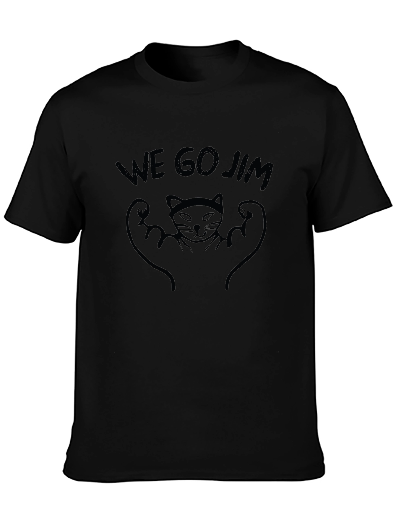 We Go Jim Cat Workout T-Shirt