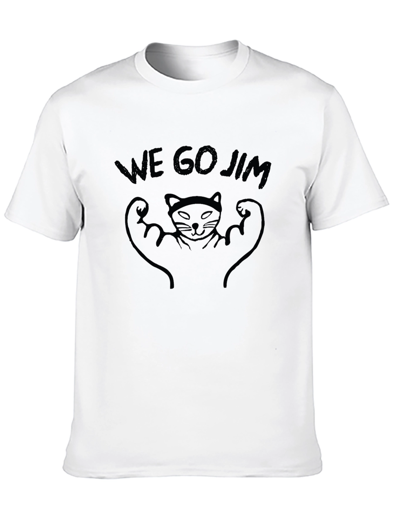 We Go Jim Cat Workout T-Shirt