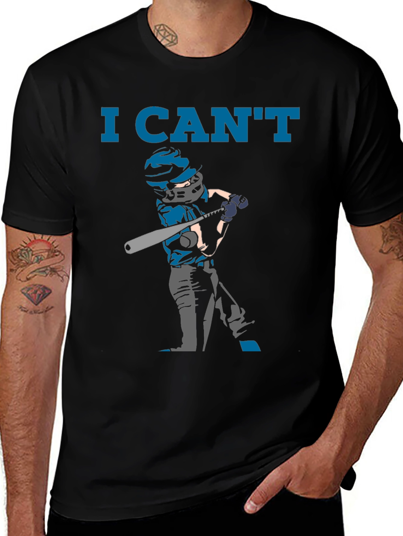 I Cant Baseball T-Shirt
