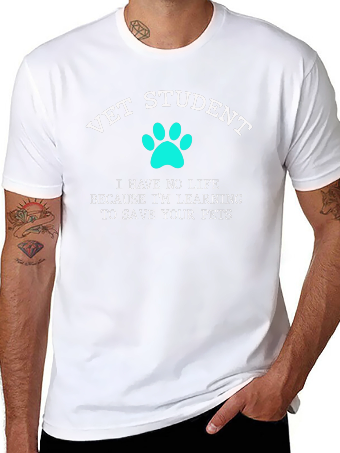 Vet Student Pet Rescue Graphic Tee