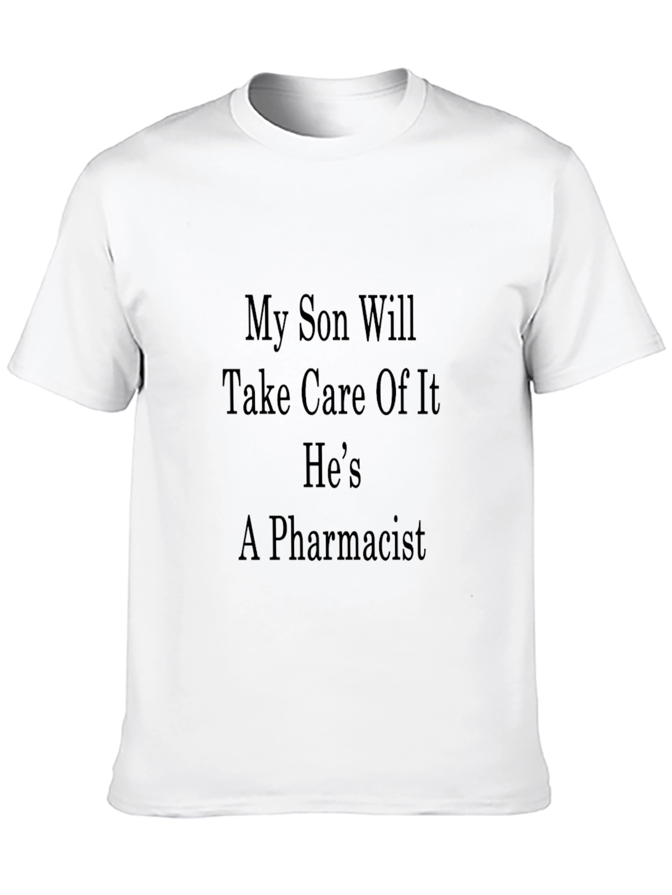 My Son Pharmacist Black Tee