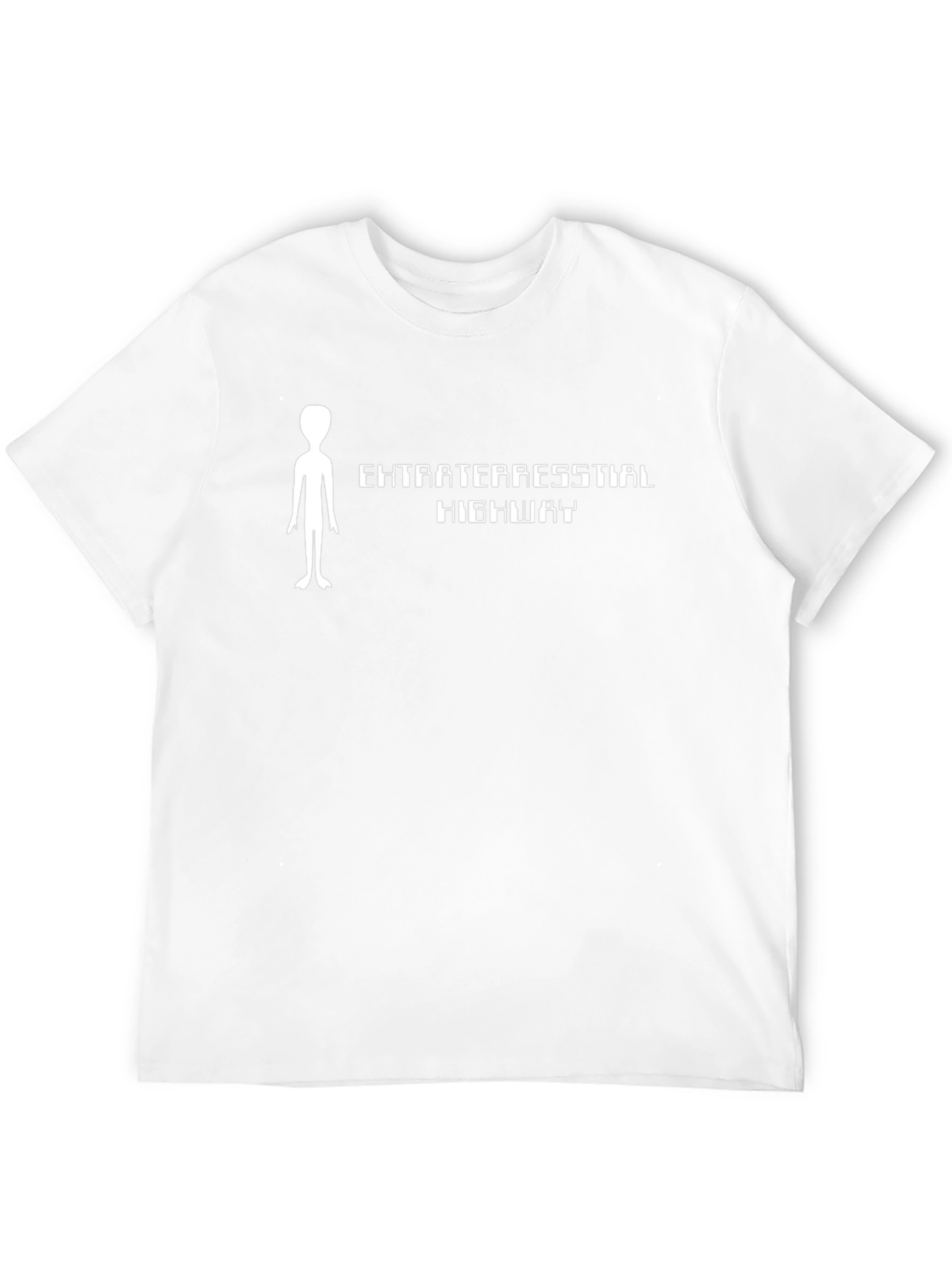 Extraterrestrial Highway T-Shirt - Black Alien Tee