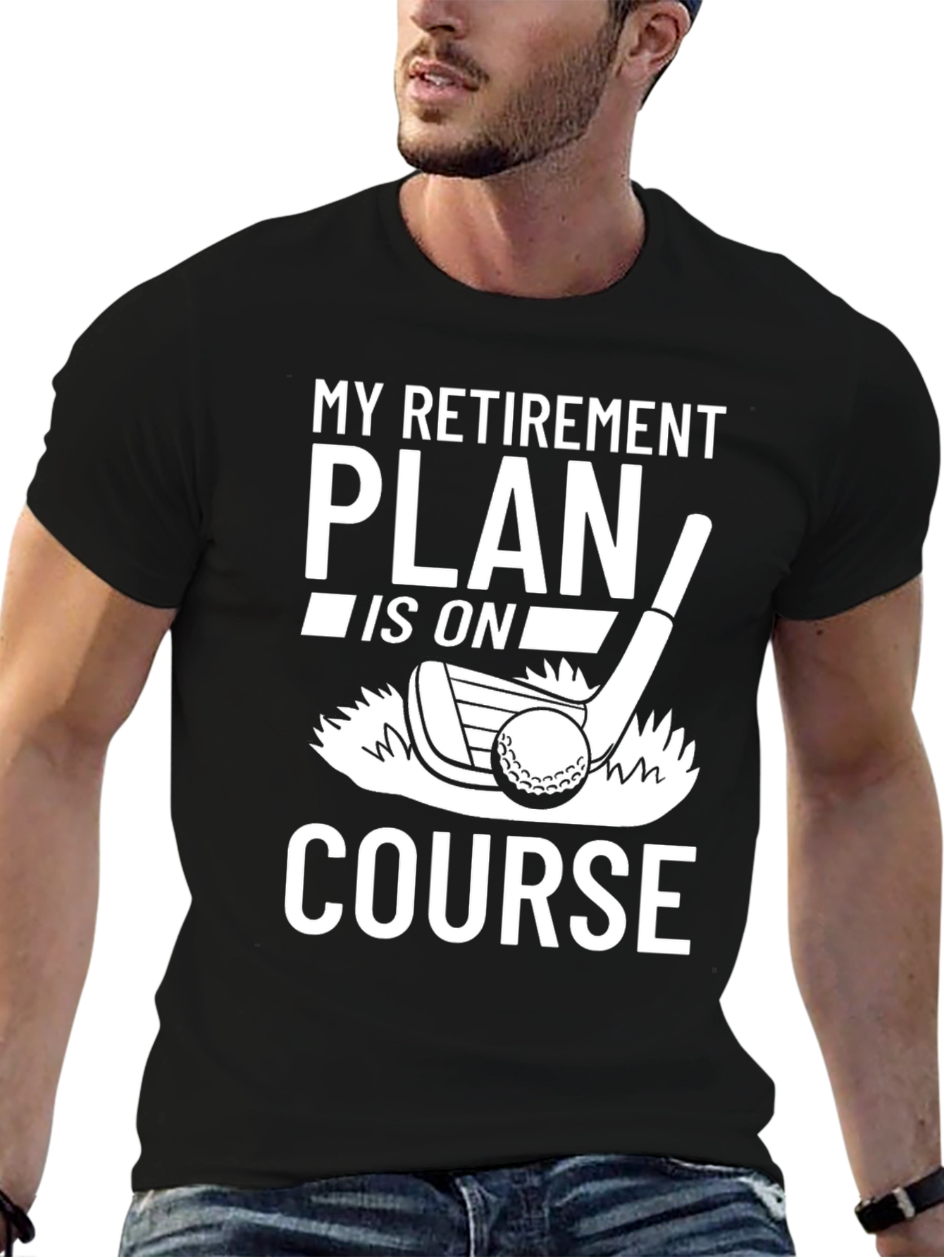 Funny Golf Retirement Plan T-Shirt
