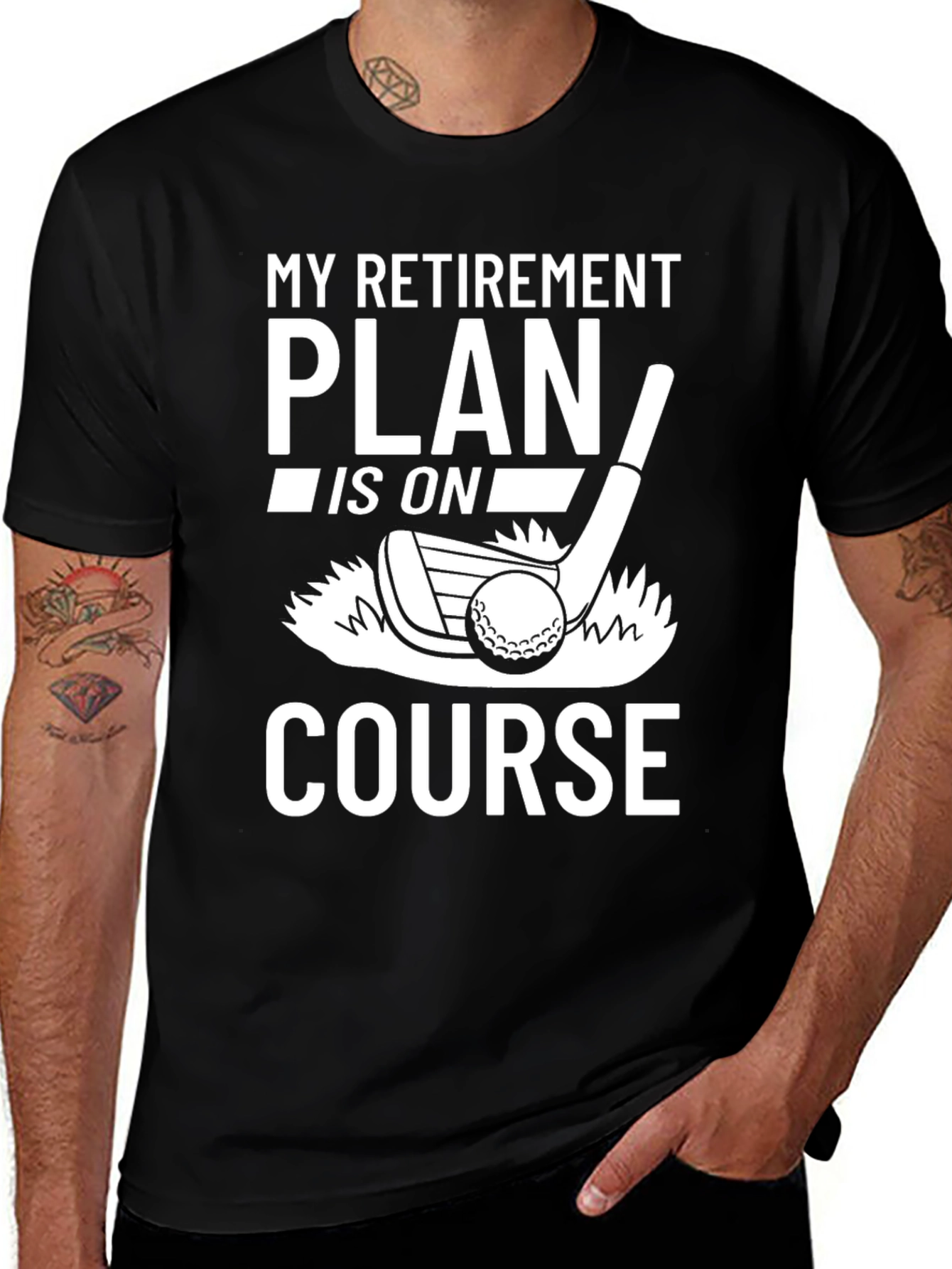 Funny Golf Retirement Plan T-Shirt