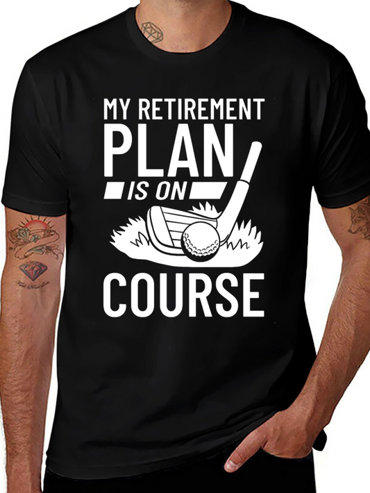 Funny Golf Retirement Plan T-Shirt