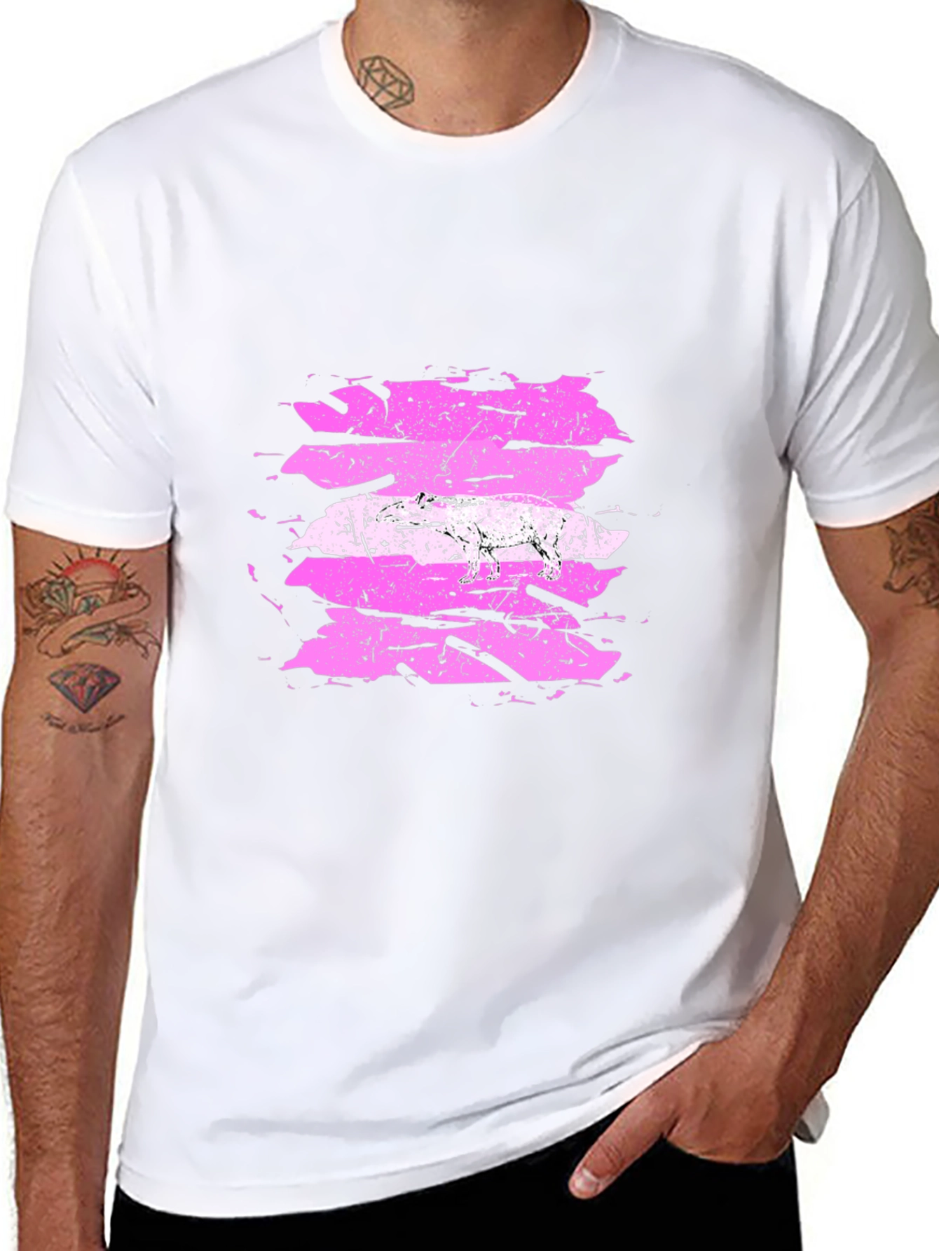 Distressed Intersex Pride Flag T-Shirt