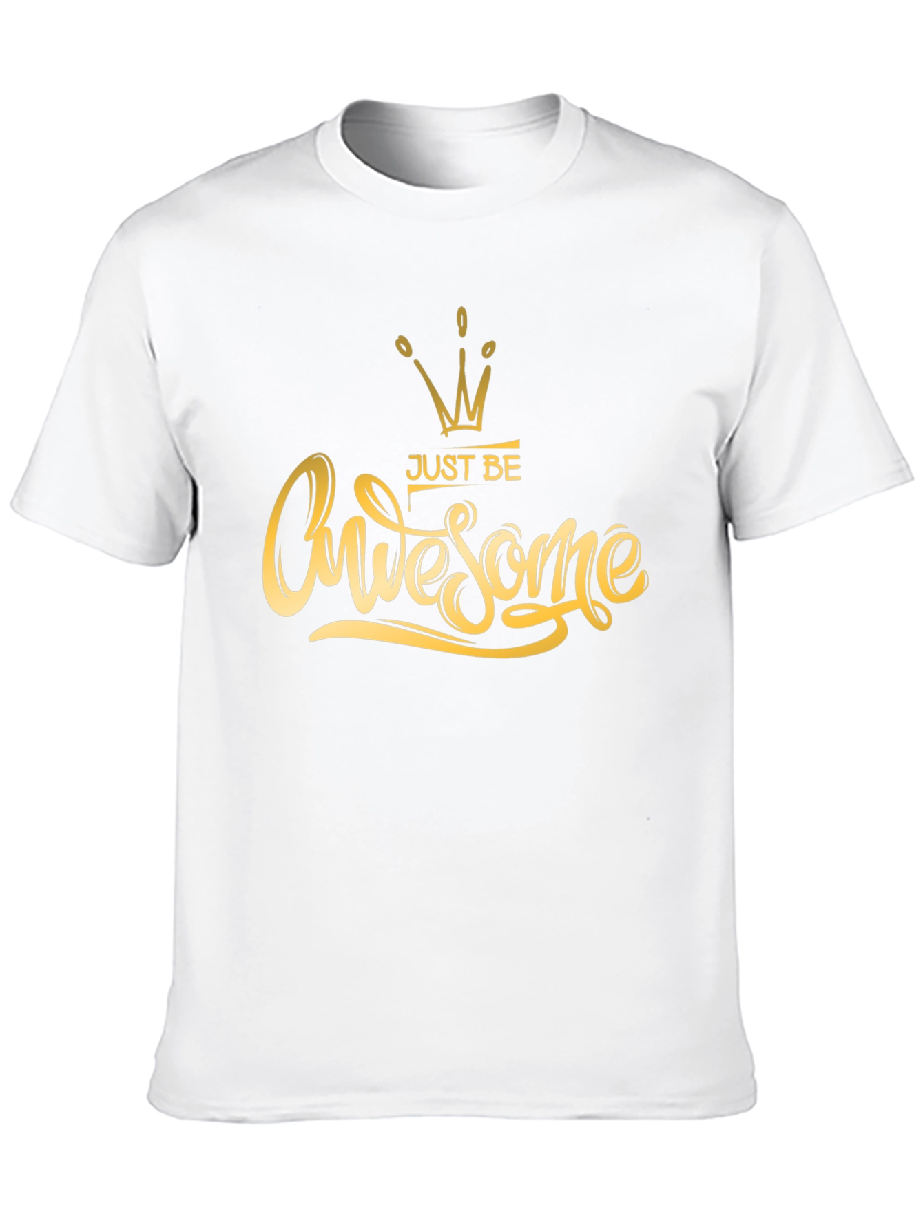 Just Be Awesome Black T-Shirt