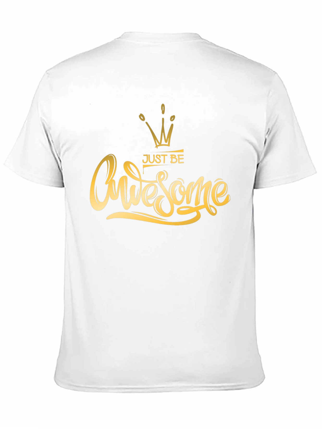 Just Be Awesome Black T-Shirt
