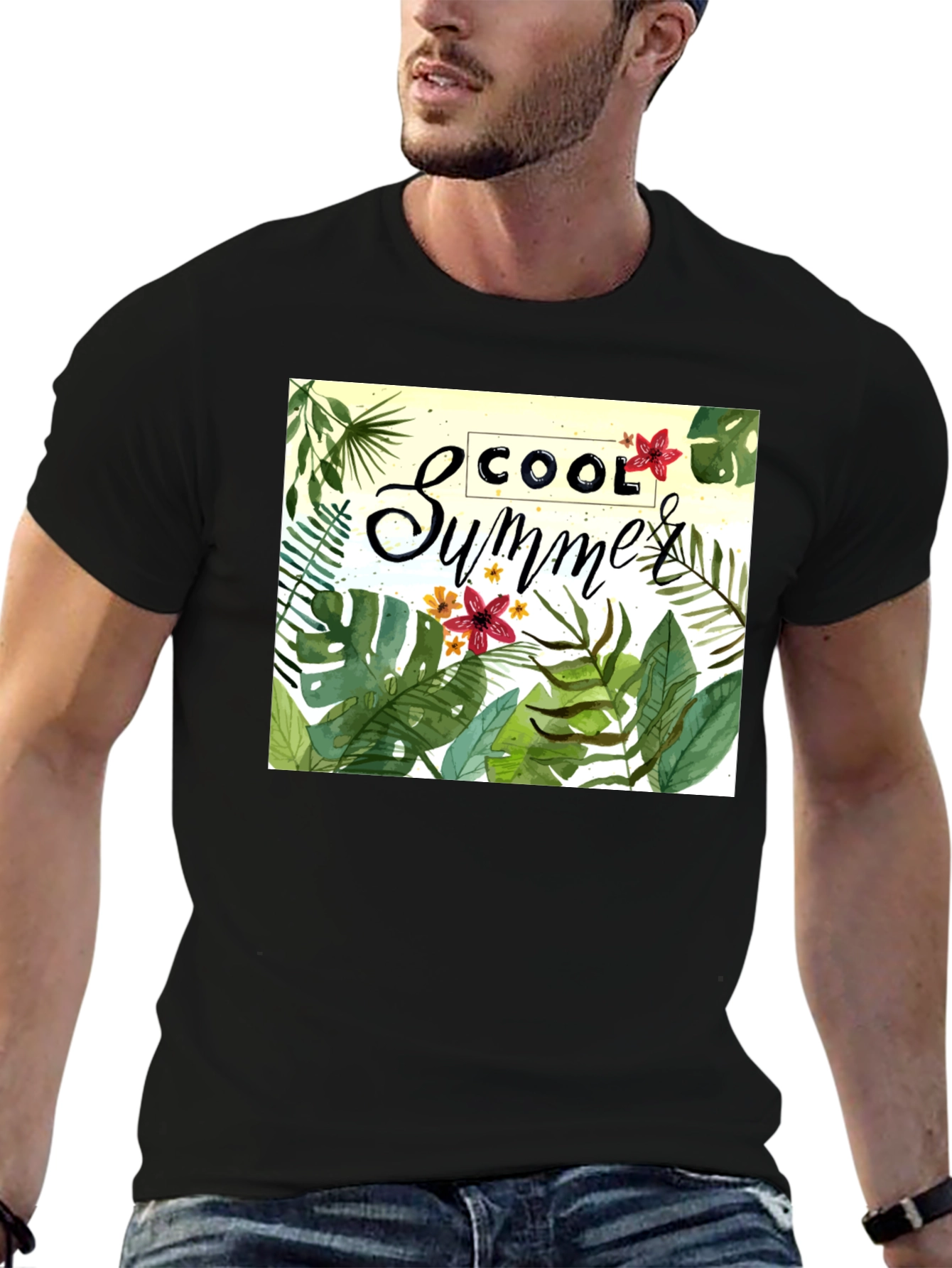 Cool Summer Graphic Print T-Shirt