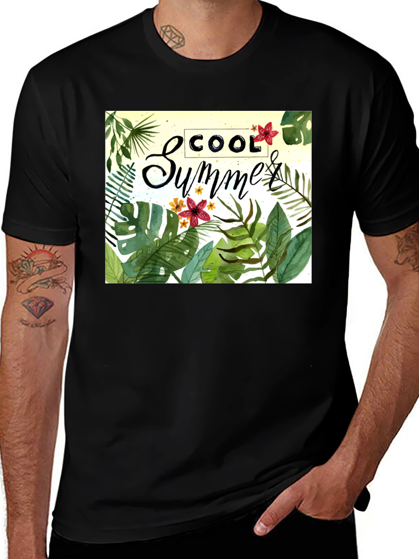 Cool Summer Graphic Print T-Shirt